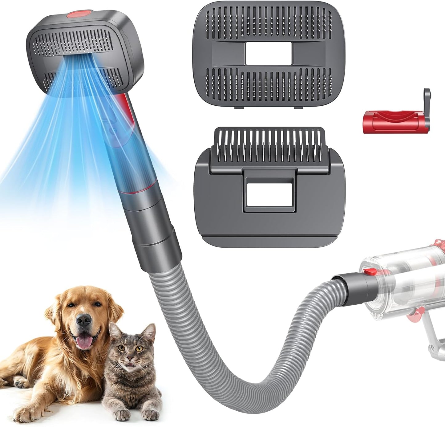 JORAIR Dog Grooming Kit for Dyson Vacs - Deshedding Bliss