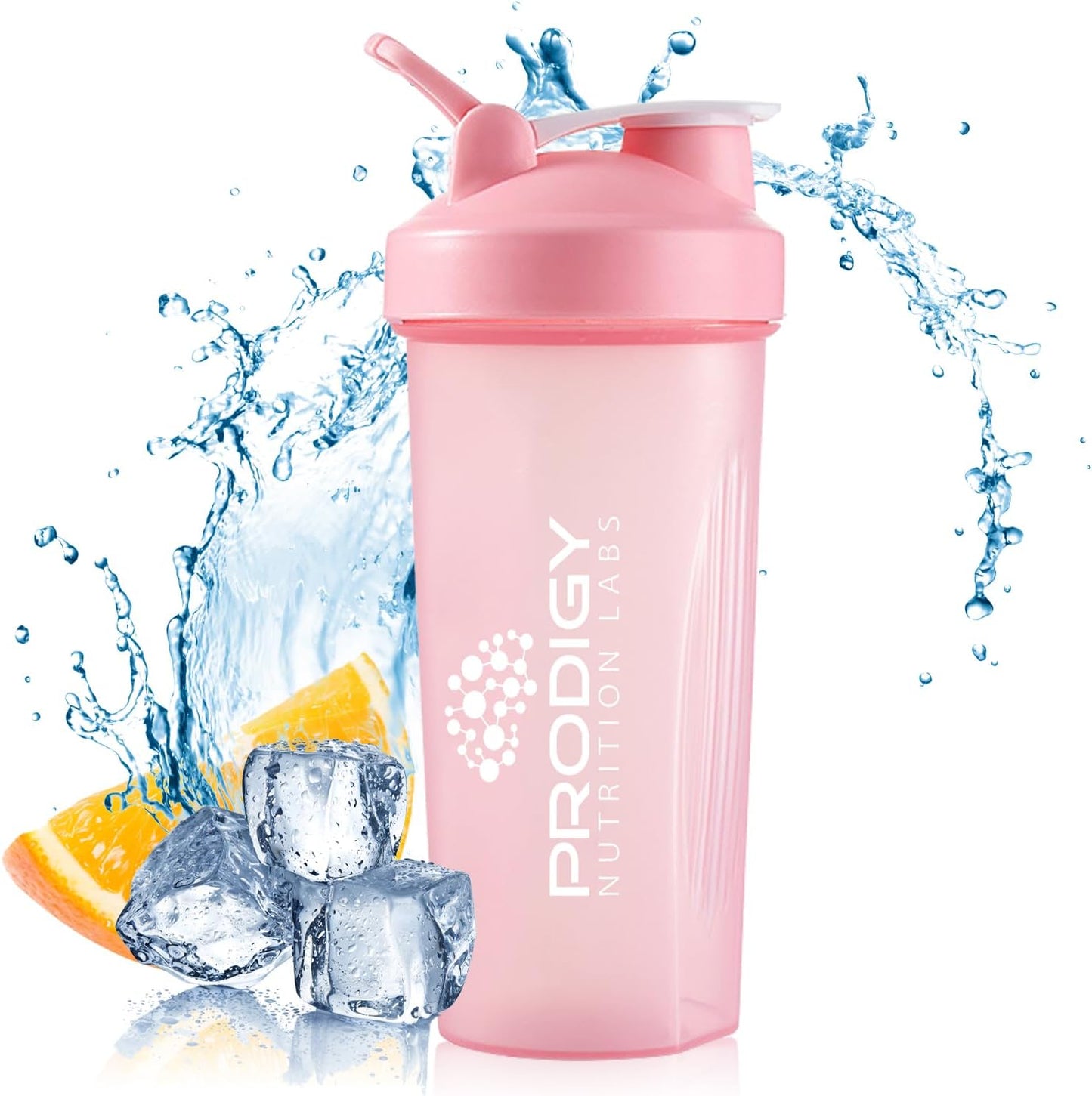 20oz Pink Protein Shaker - Ideal for Fitness Nutrition