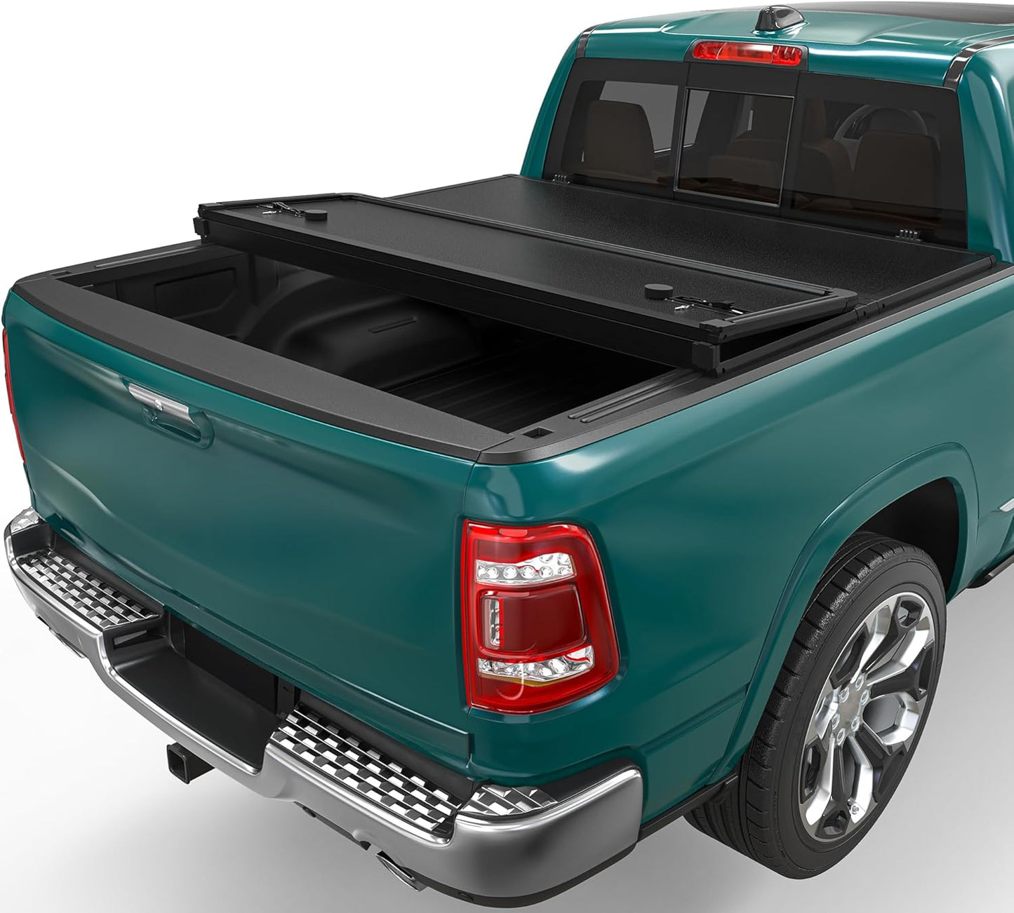 FRP Hard Tri-Fold Truck Bed Tonneau Cover for Dodge Ram 1500