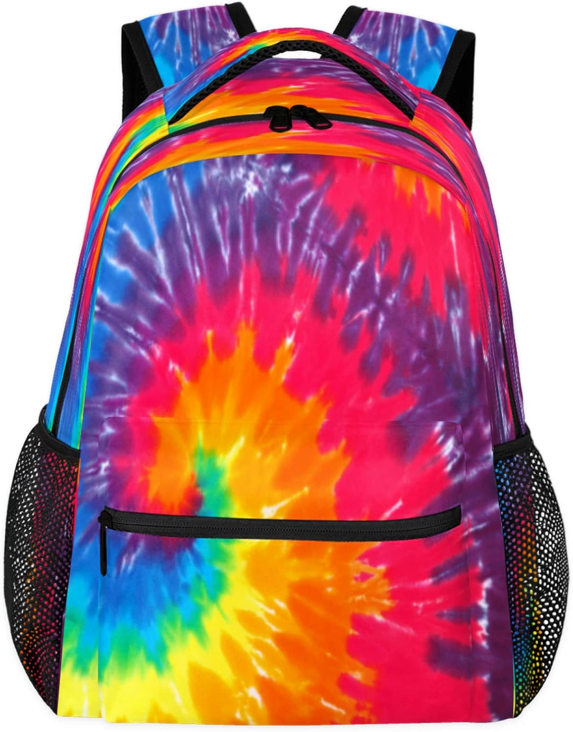 Pardick Rainbow Tie Dye Backpacks for School and Travel Needs