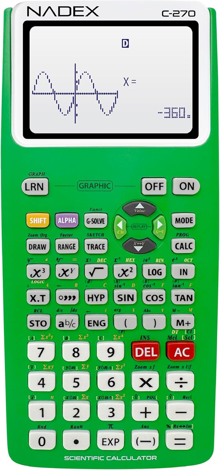 Scientific Calculator with Graph Functions for Students and More