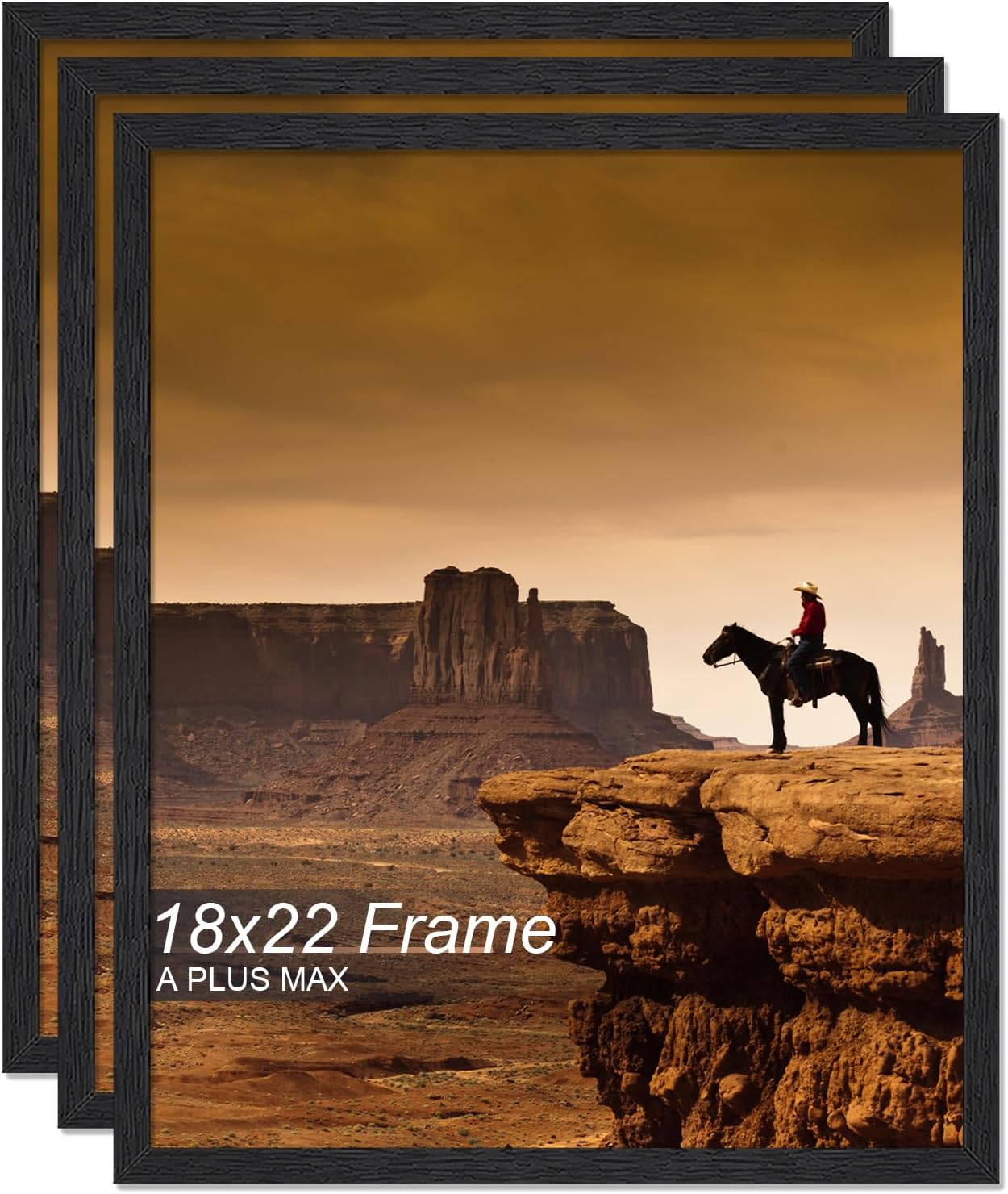 A PLUS MAX 18x22 Picture Frame Set of 3 for Stunning Displays