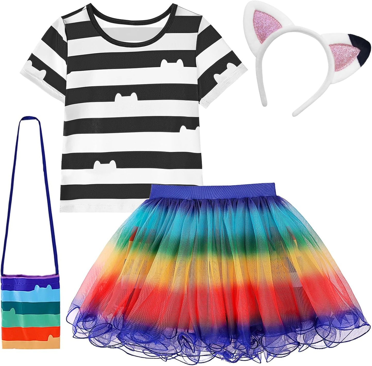 Rainbow Tutu Dress for Girls - Perfect Birthday Outfit Set