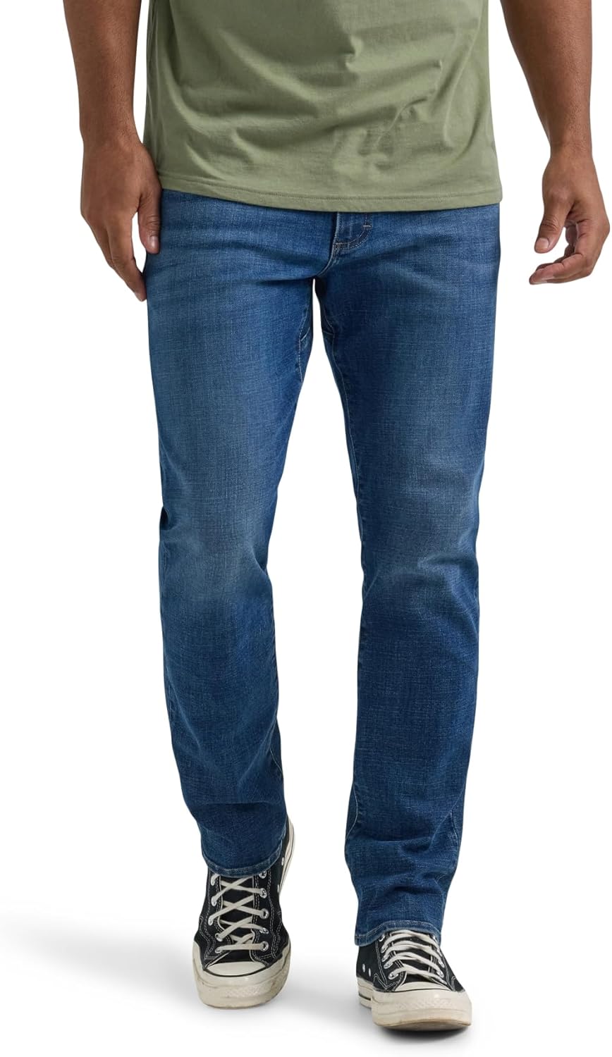 Lee Mens Extreme Motion Regular Taper Jean for Ultimate Comfort
