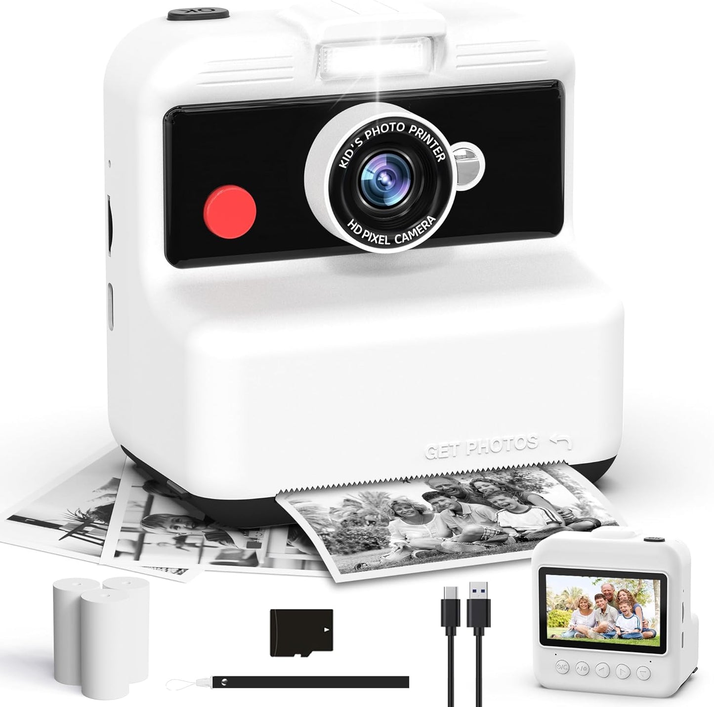 Instant Print Kids Camera - Capture & Print Memories in a Snap!