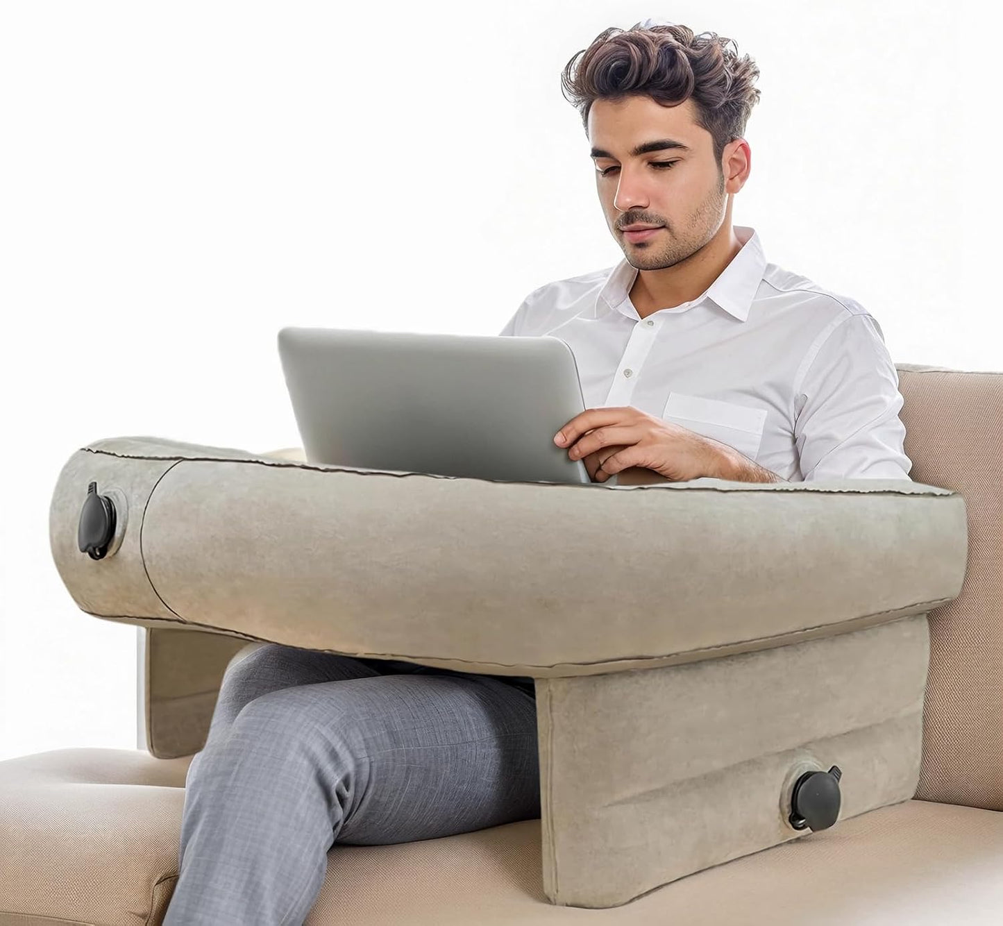 ComfortMax Inflatable Reading Pillow - Ultimate Support