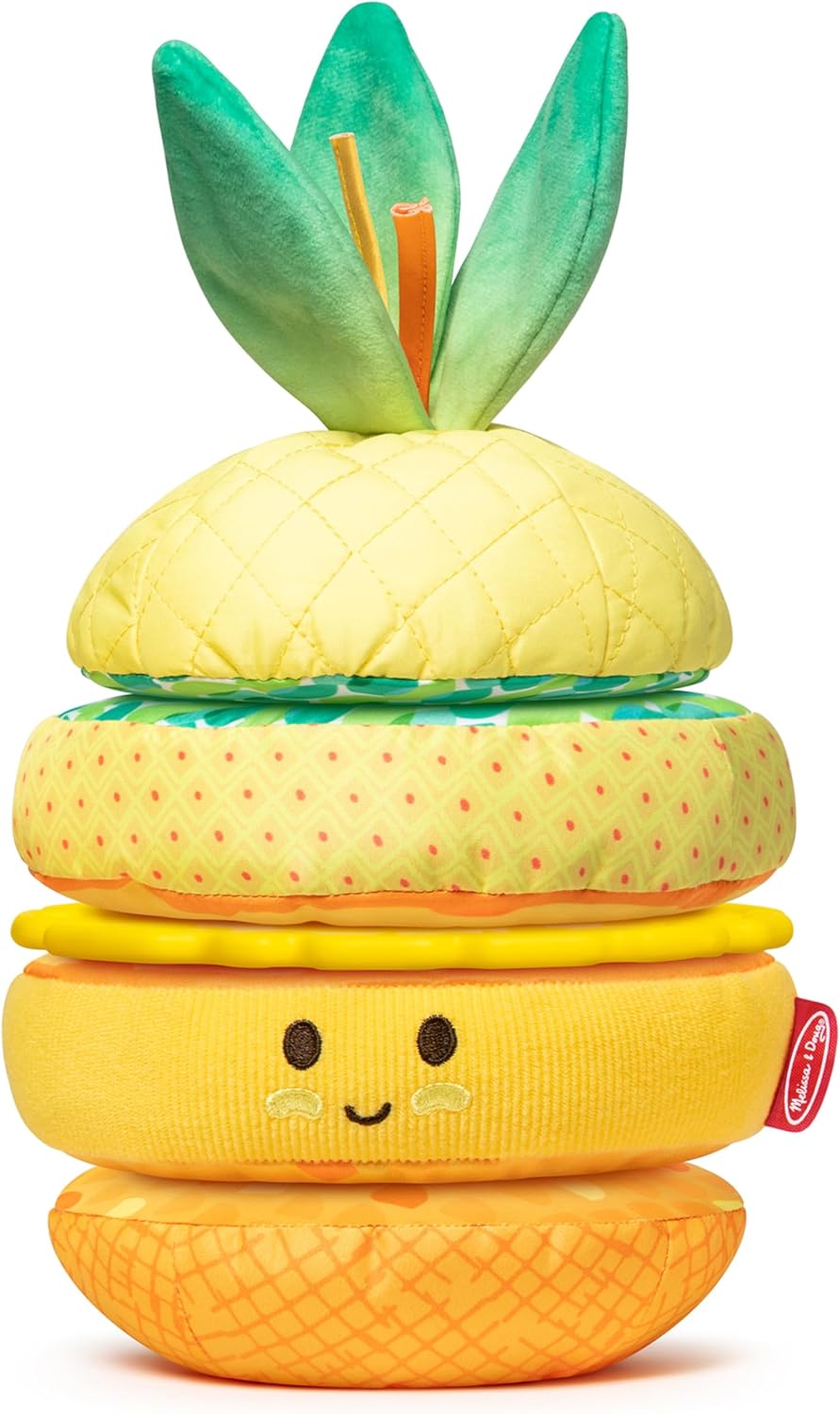 Melissa & Doug Pineapple Soft Stacker - Multi-Sensory Infant Toy