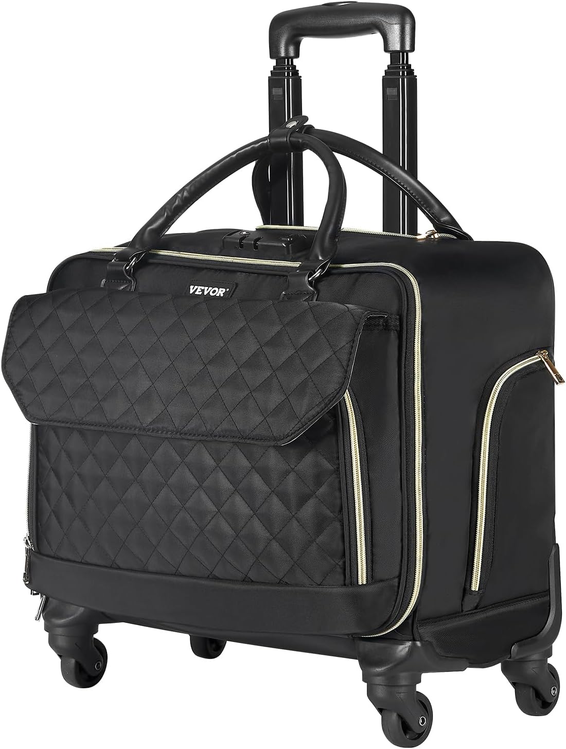 VEVOR Rolling Laptop Bag for Work Travel and Business Use