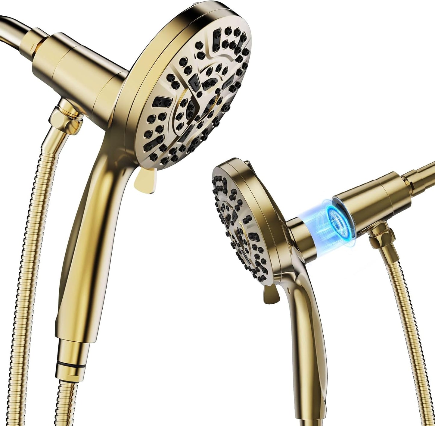 High Pressure Handheld Shower Head with Anti-clog Nozzles