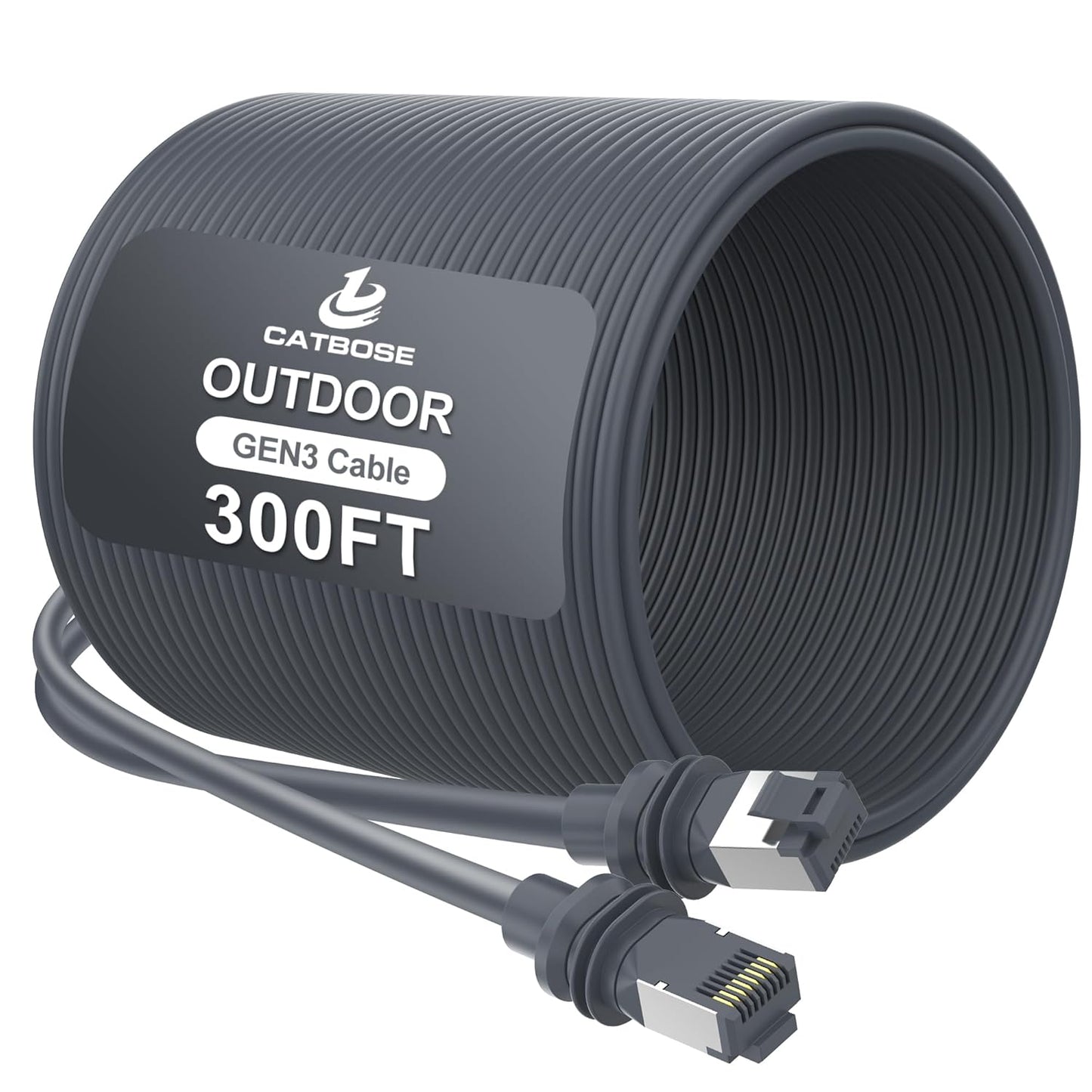 300FT Starlink Gen3 Cable - Outdoor Waterproof Extension Cable