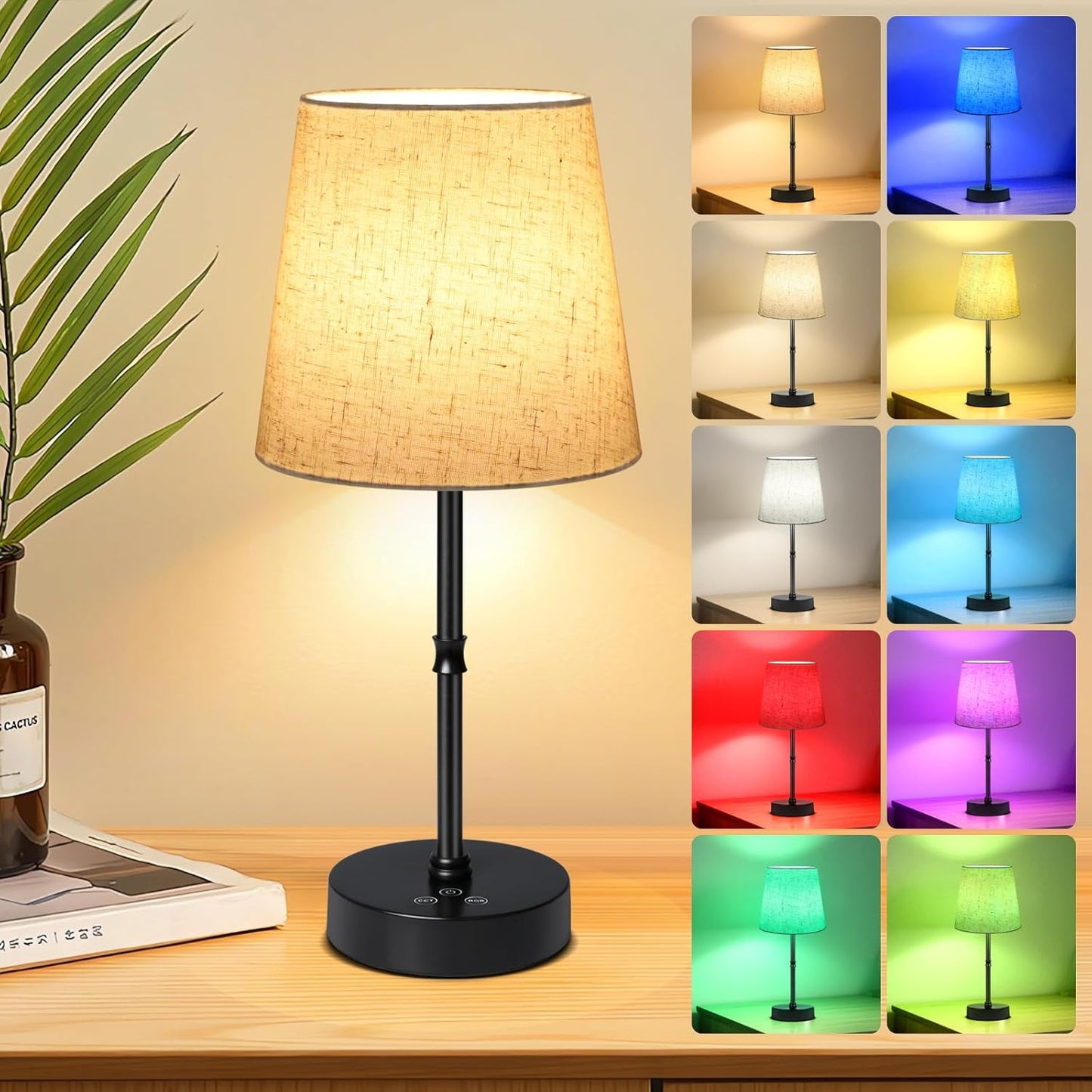 Cordless Table Lamp with 5000mAh Battery for Home and Parties