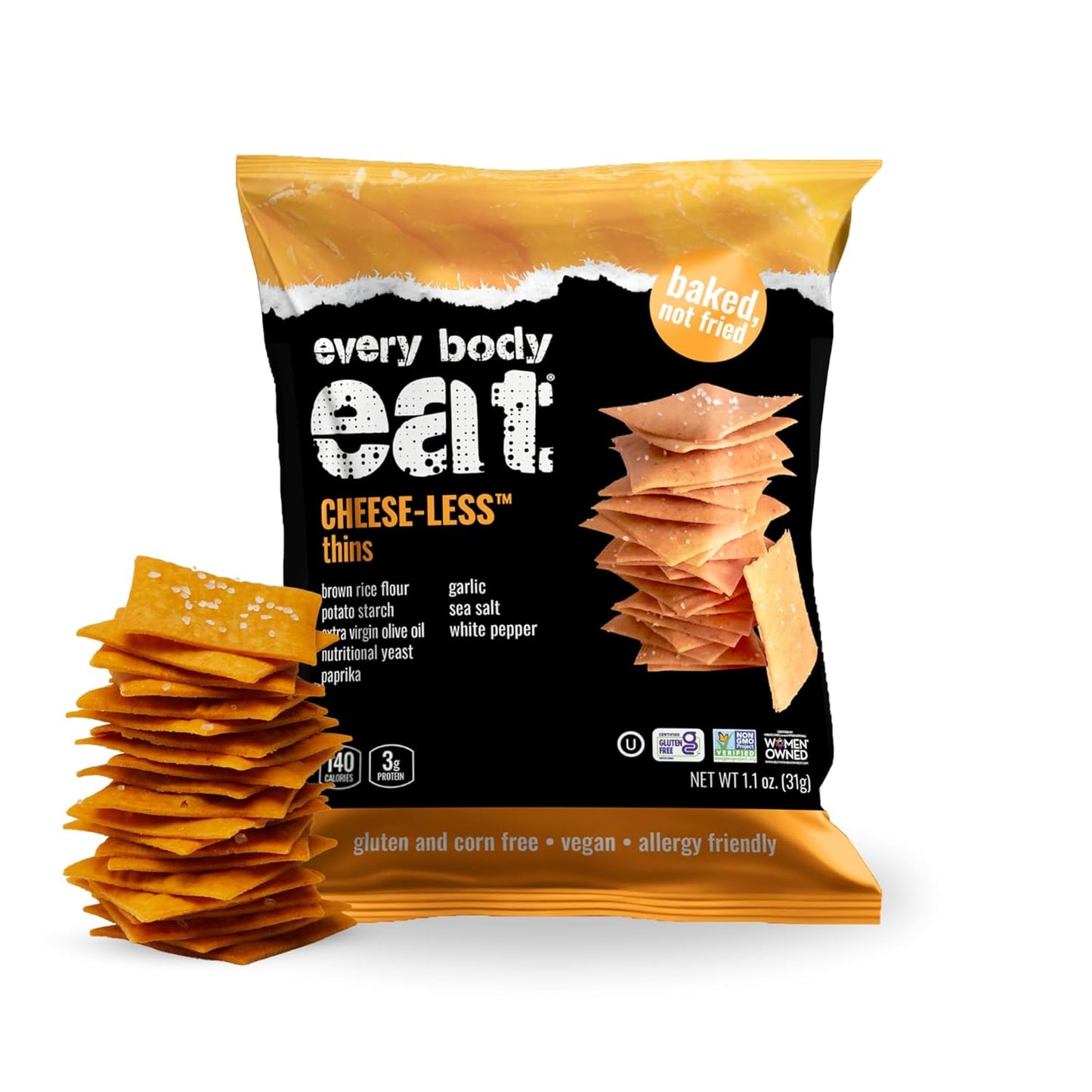 Every Body Eat Snack Thins: Gluten Free, Vegan, Bold Flavor
