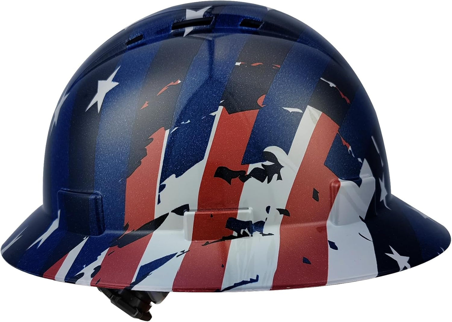 Full Brim Hard Hat - Durable Lightweight Carbon Fiber Safety Helmet
