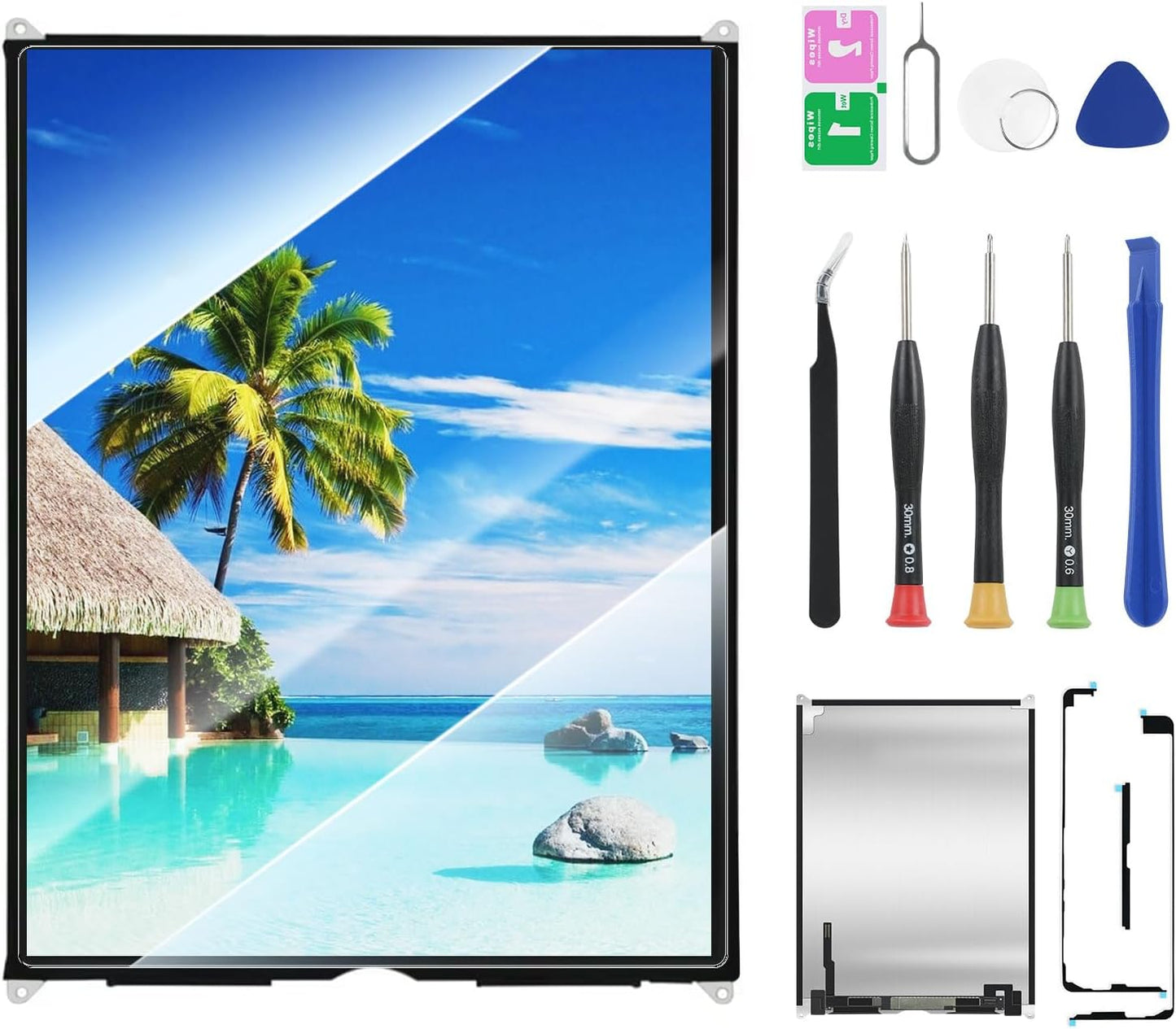 YUSE iPad 7th 8th 9th Gen 10.2in LCD Screen Replacement Kit