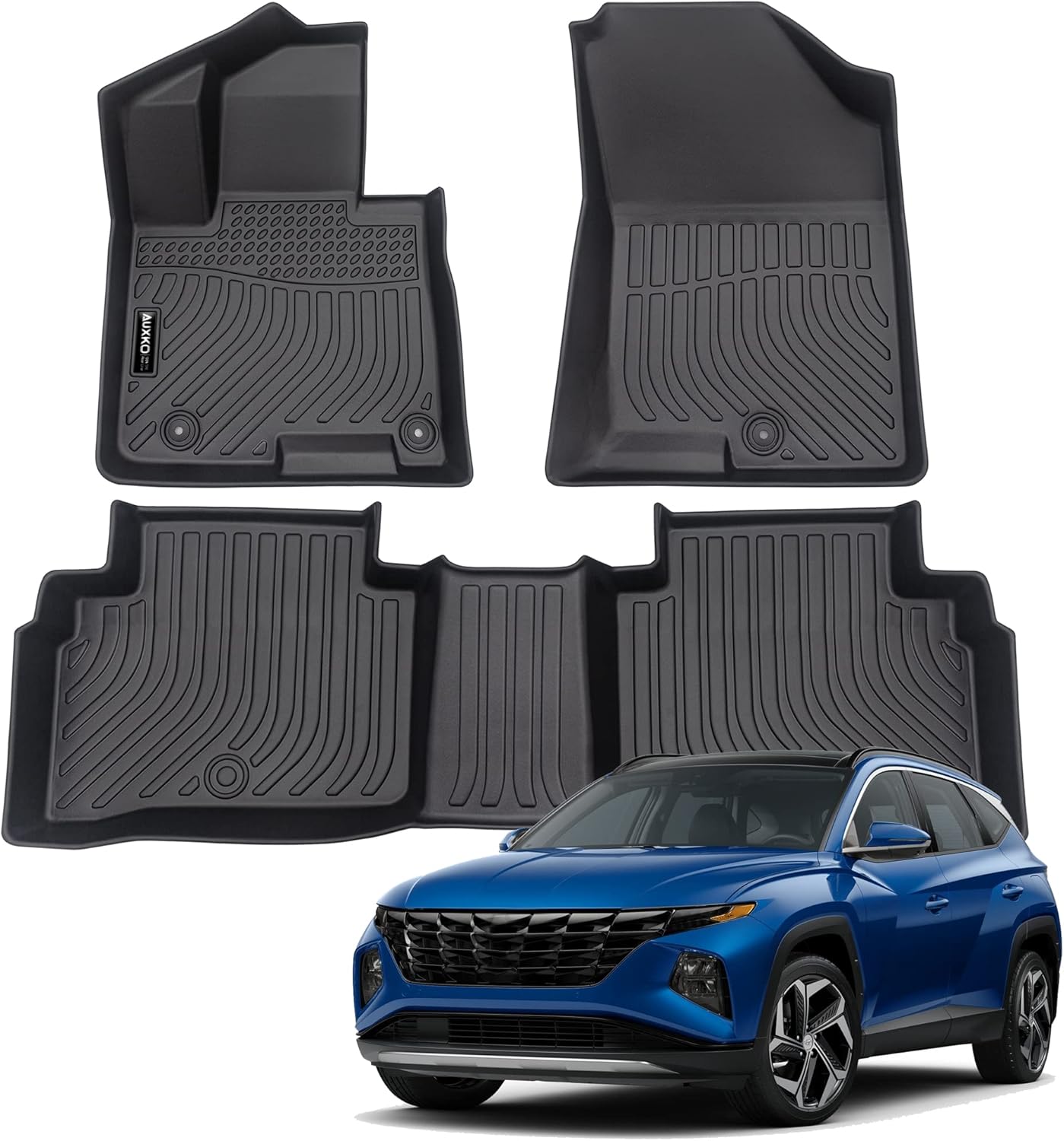 Auxko All Weather Floor Mats for 2022-2026 Hyundai Tucson