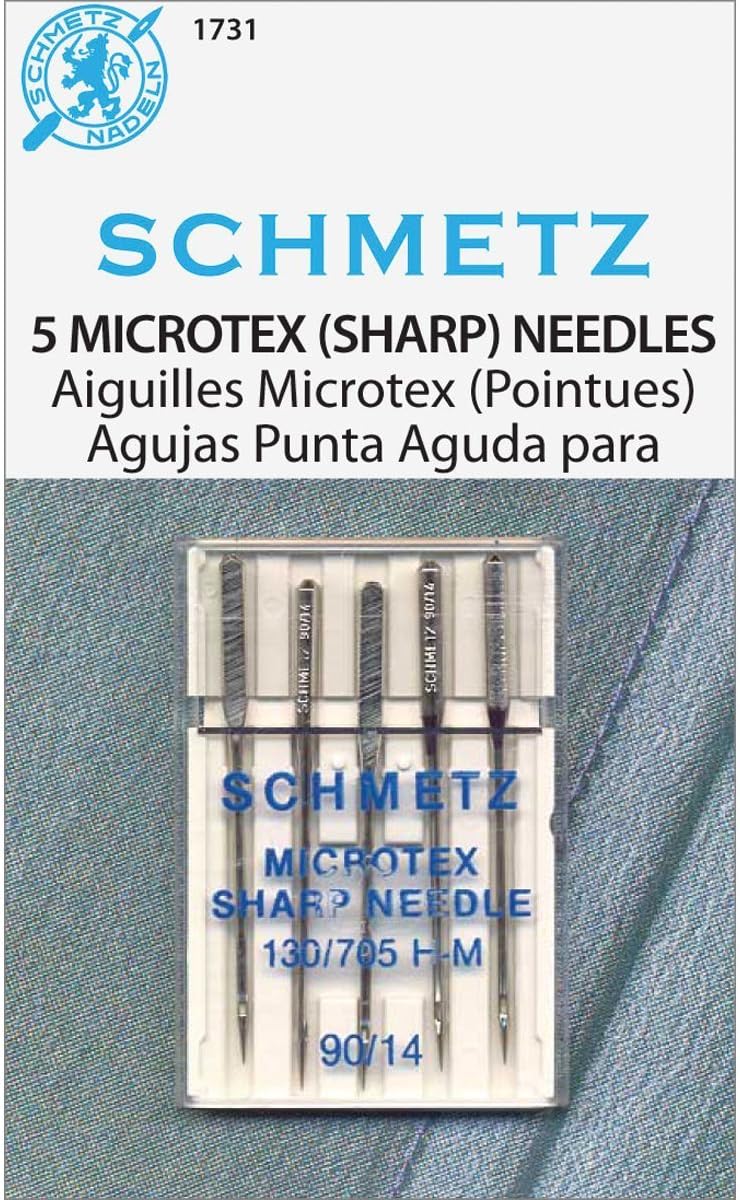 Precision Sewing: Euro-Notions Microtex Needles 14/90 5/Pkg