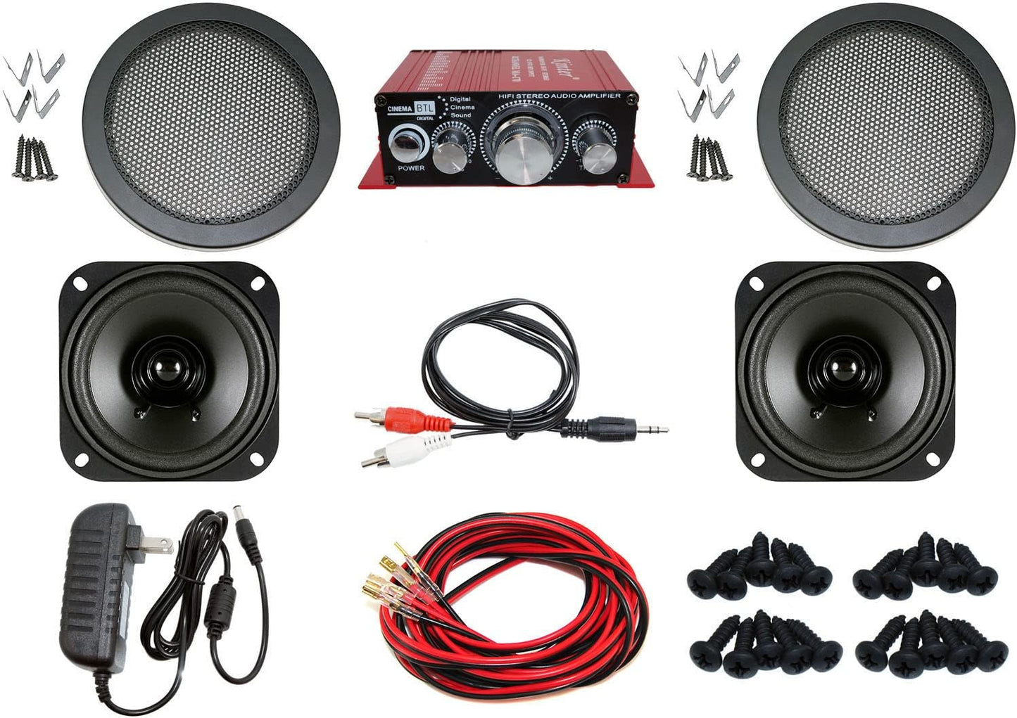 Audio Kit for Arcade Game and Virtual Pinball Machine Setup