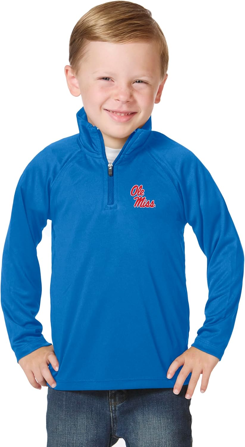 Little King NCAA Toddler Boys 1/4 Zip Pullover Wind Shirt