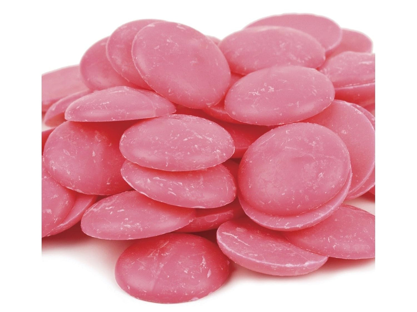 Merckens Coating Wafers Melting Wafers Pink for Candy Making