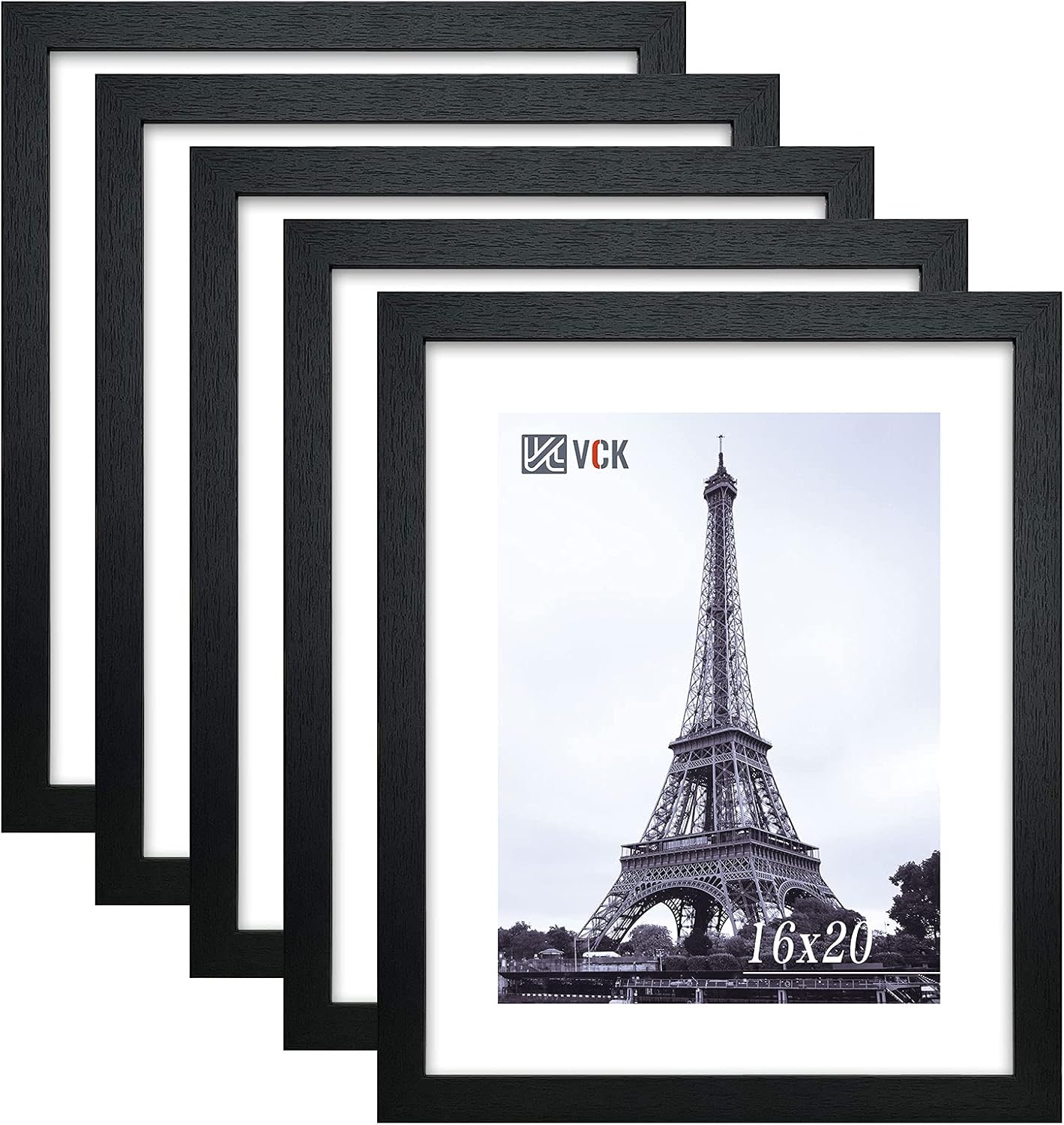 VCK 16x20 Poster Frame Set of 5 for Home and Office Decor