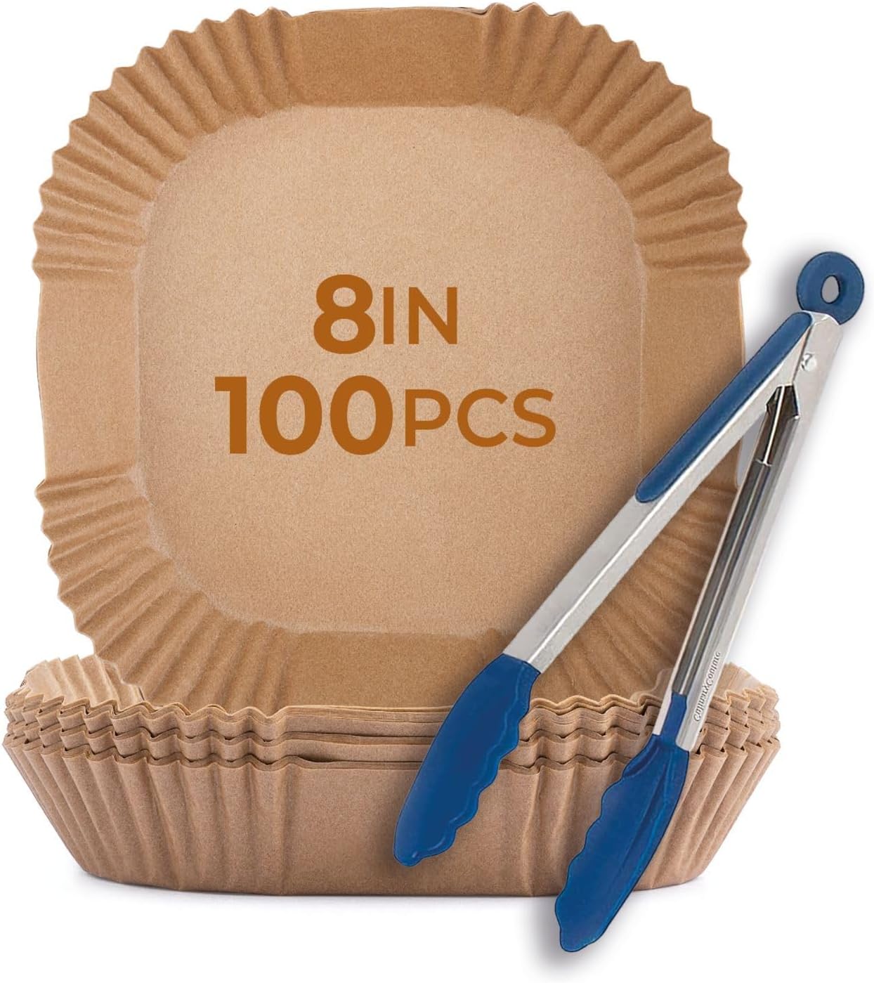 100 Oil & Water Resistant Air Fryer Liners - Non-Stick, 5-8 QT