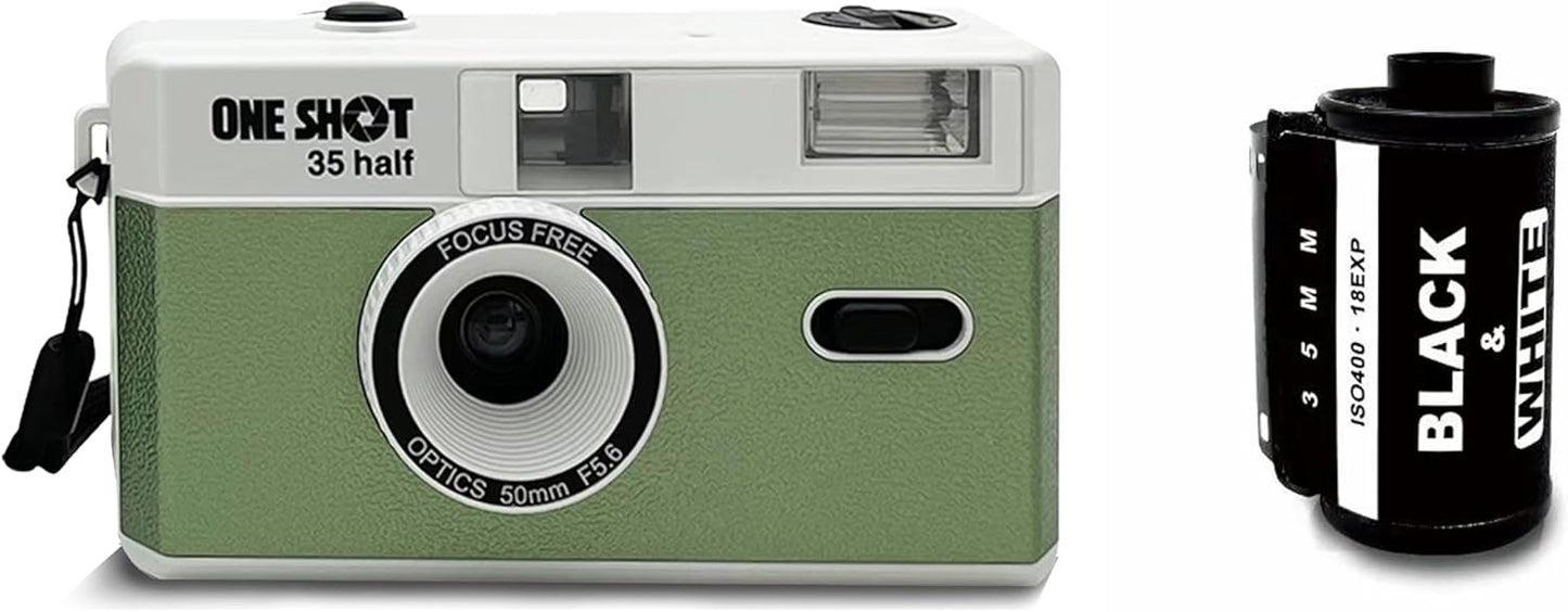 1 Shot Point and Shoot 35mm Film Camera for Retro Photography
