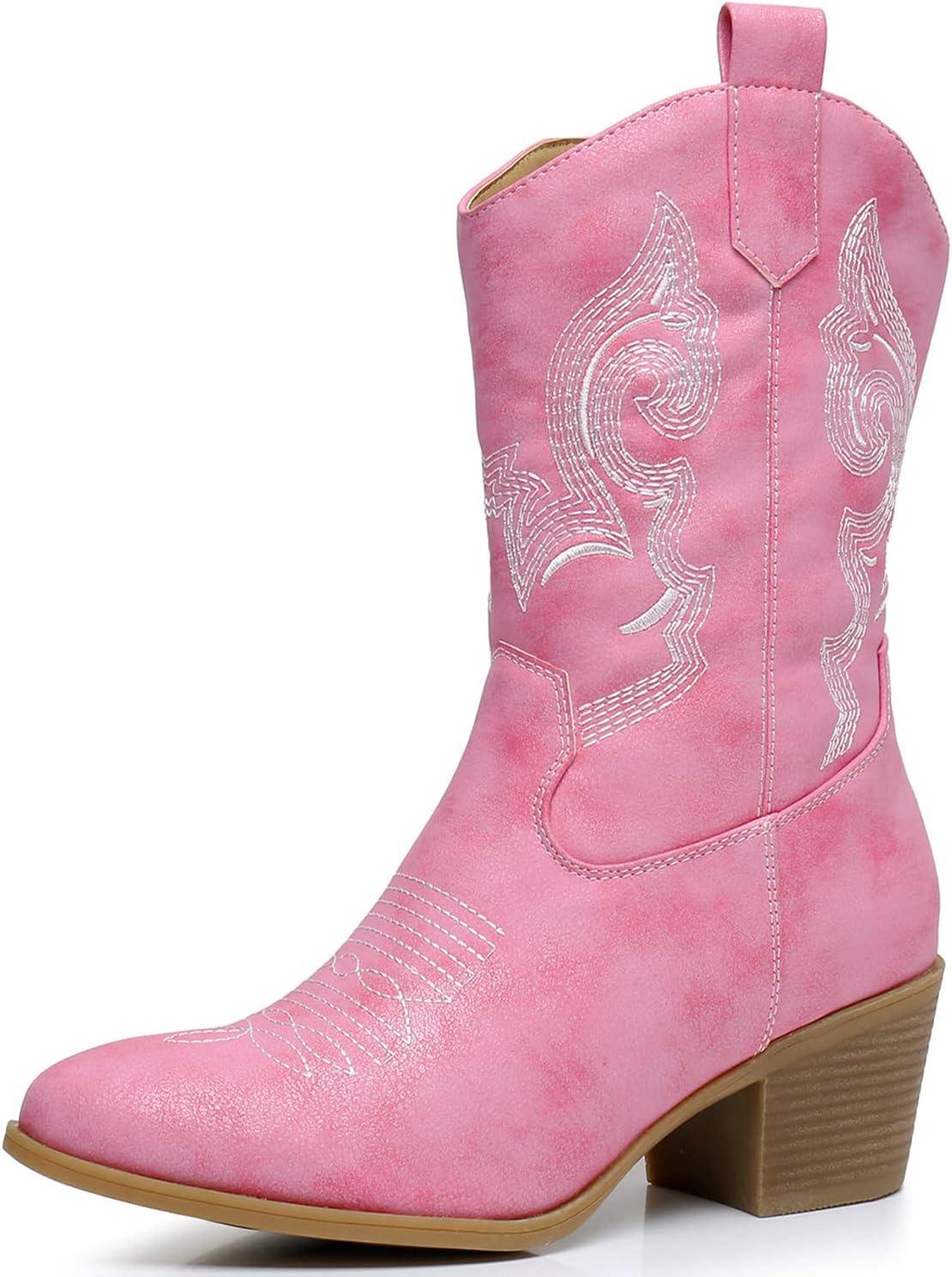 GLOBALWIN Women's Mid Calf Cowboy Boots for Stylish Cowgirls