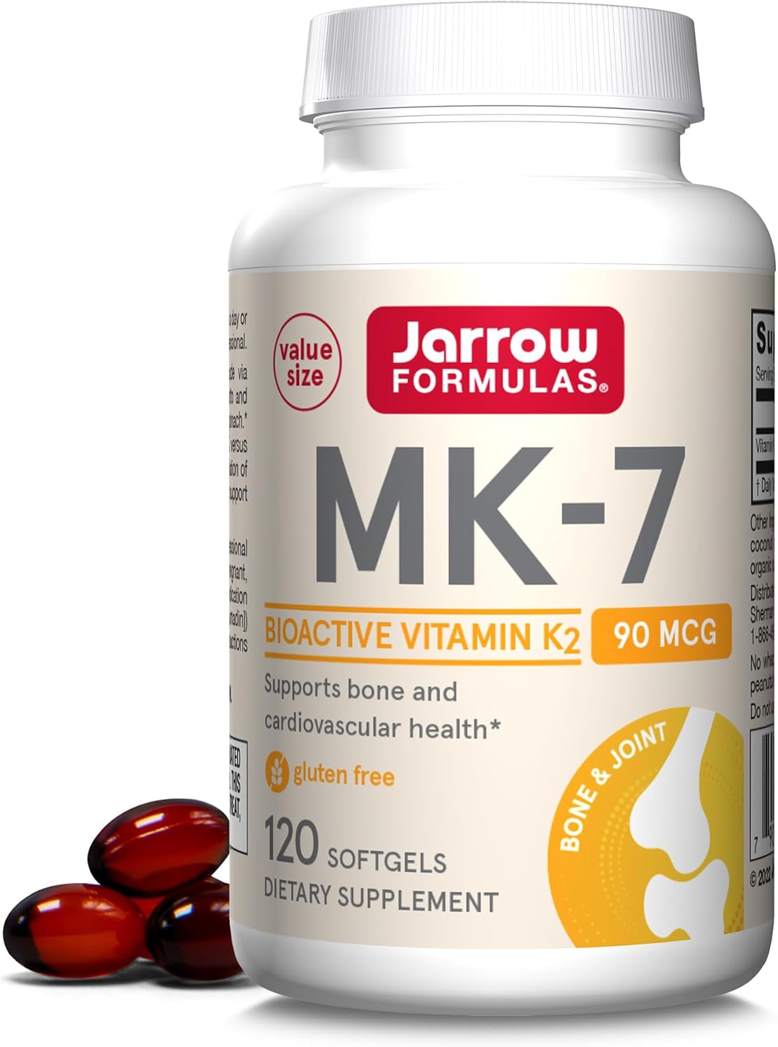 Jarrow Formulas MK-7 90 mcg - Essential Vitamin K2 for Health