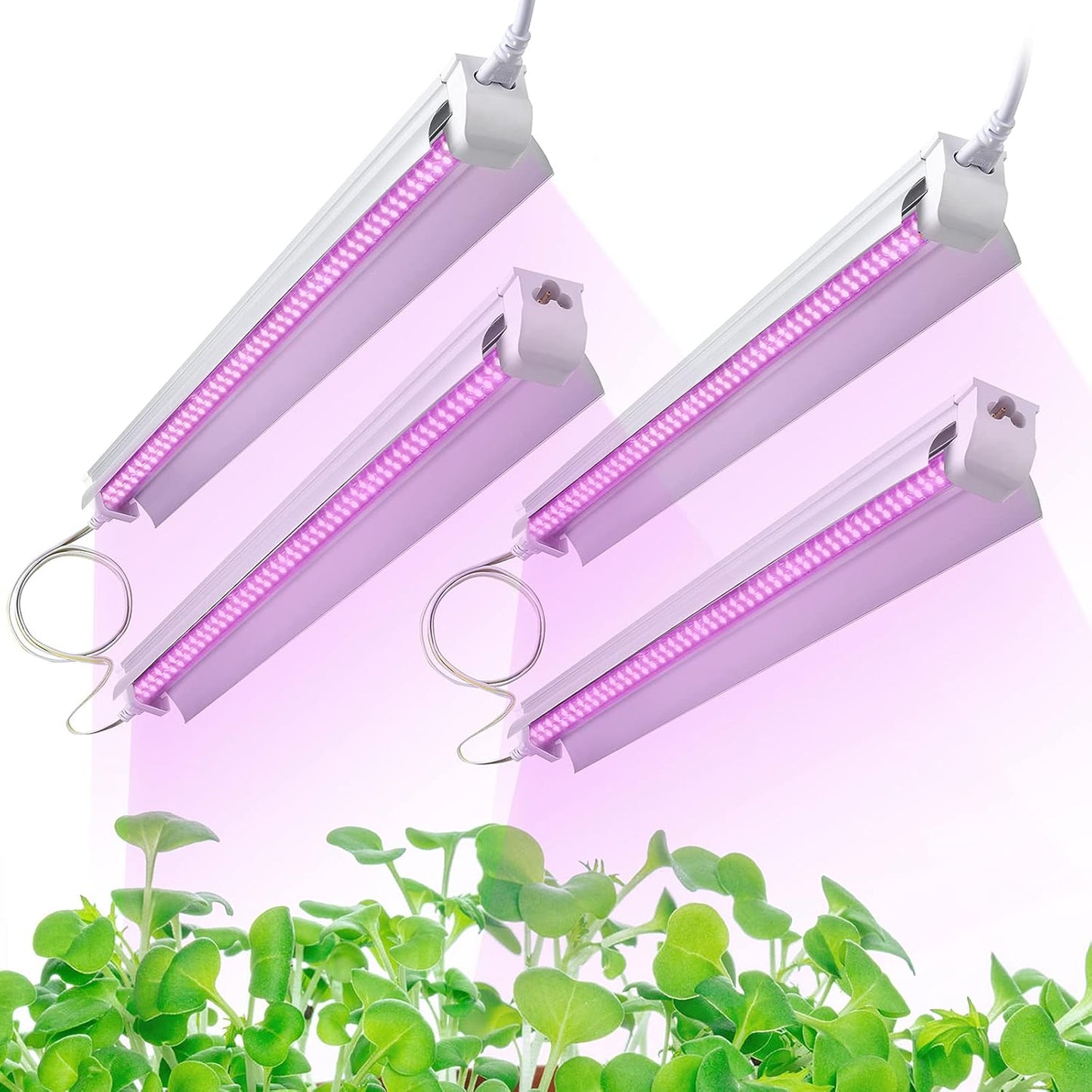 Grow Light for Indoor Plants, Super Bright Full Spectrum 4-Pack