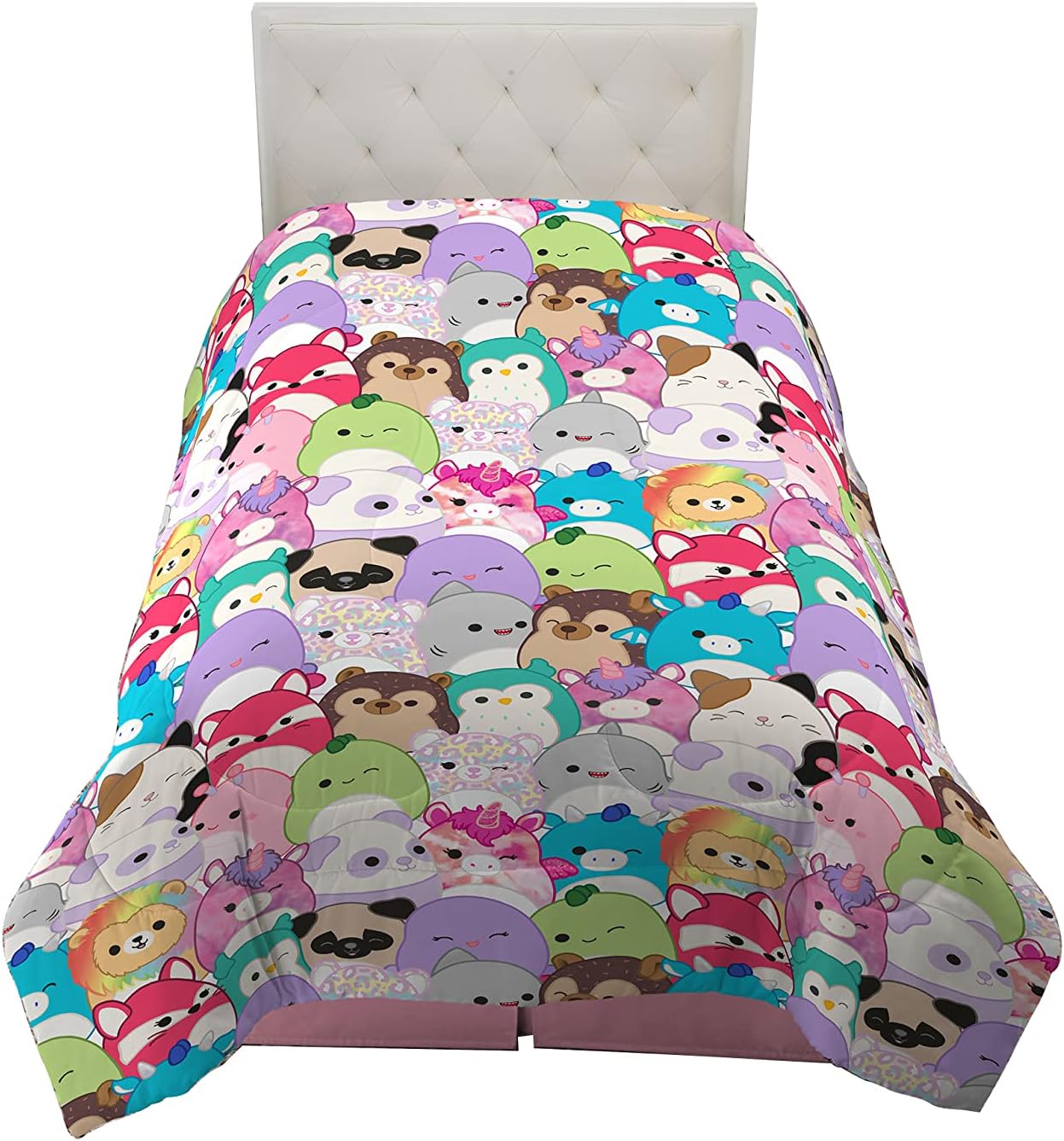 Squishmallows Bedding Super Soft Microfiber Reversible Comforter