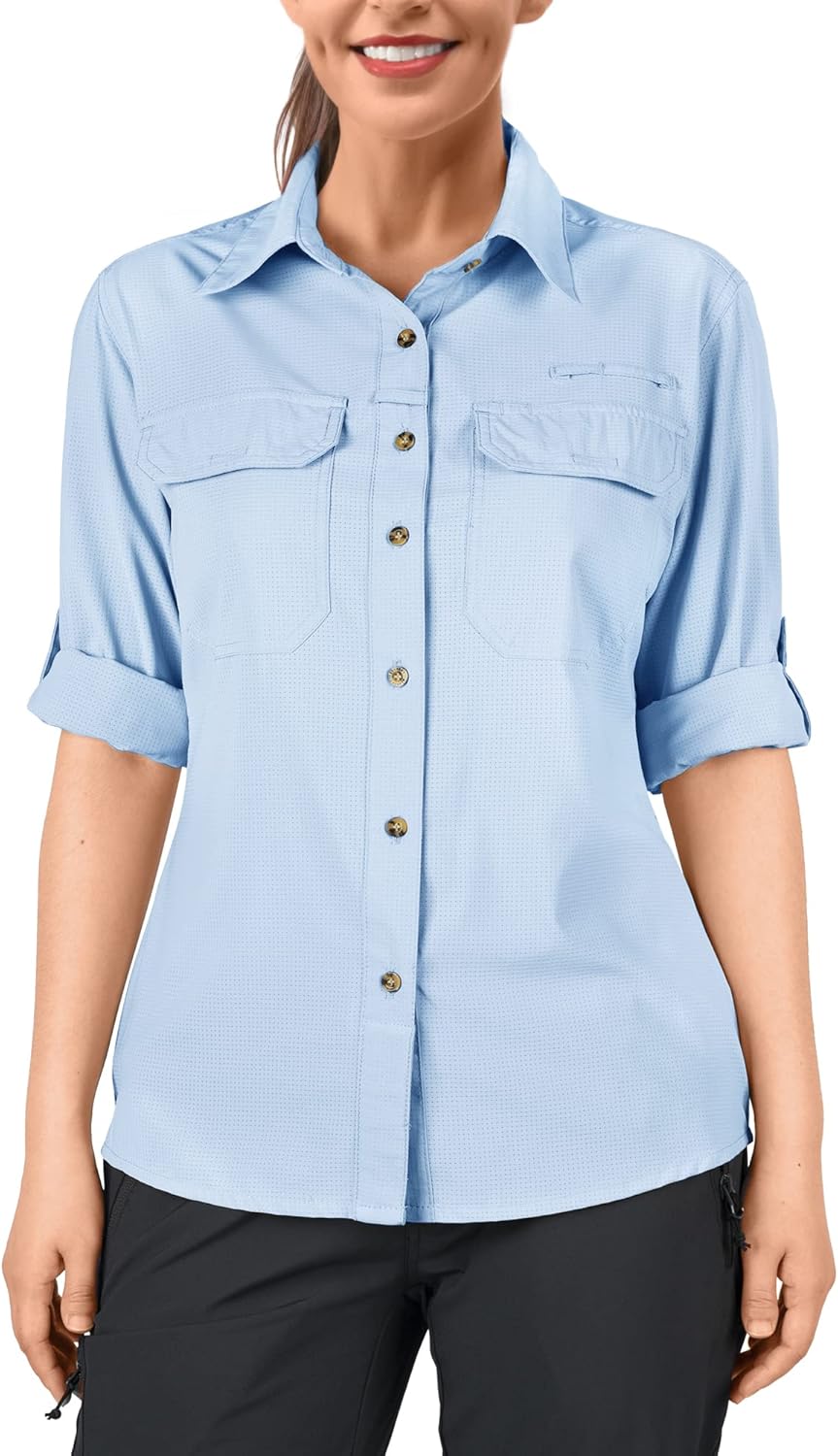 33,000ft Women's UPF 50 UV Sun Protection Shirt for Outdoor Fun