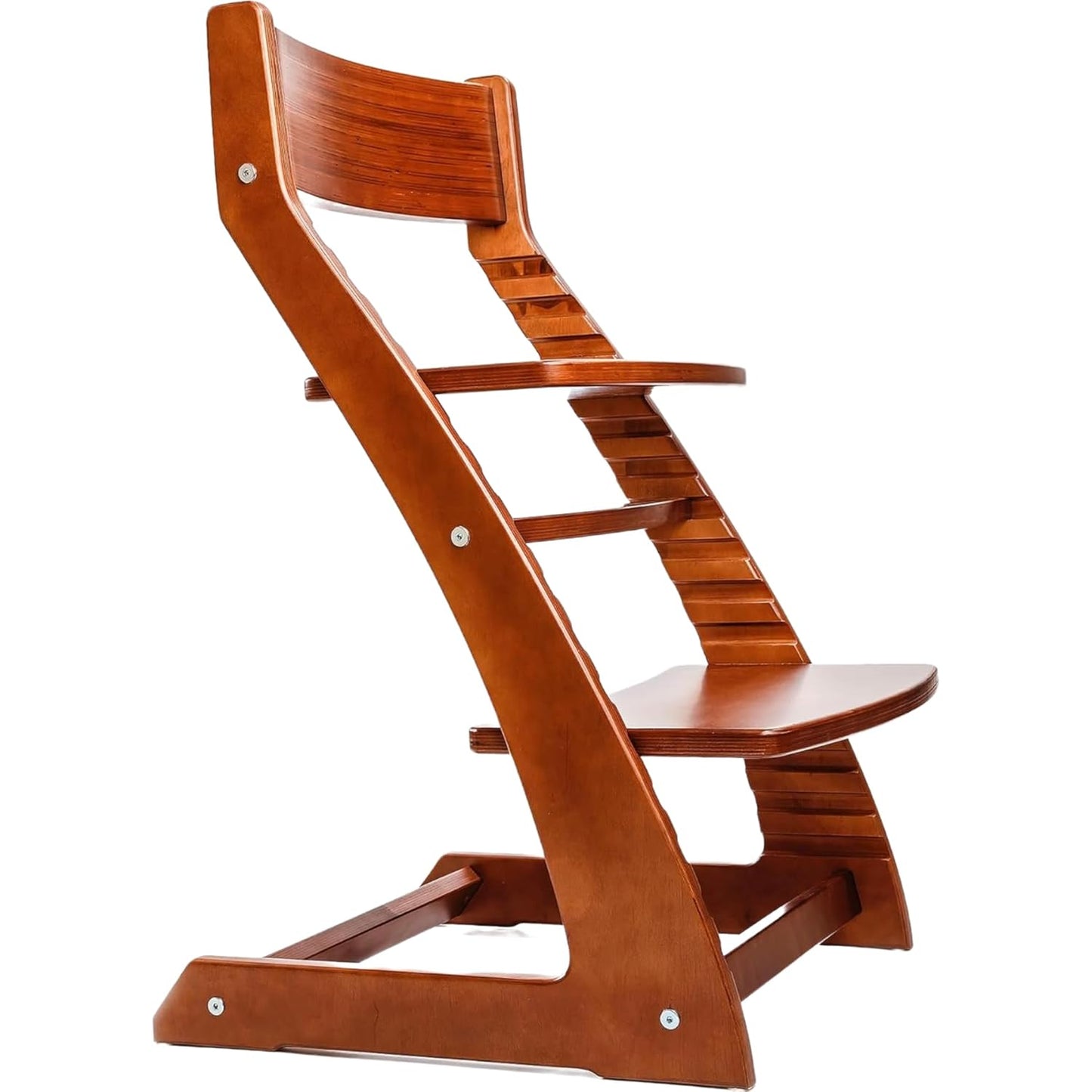 Fornel Adjustable Wooden High Chair for Babies and Kids