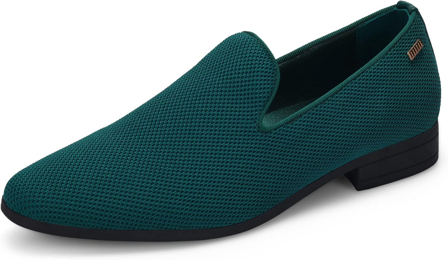 UUBARIS Mens Dress Loafers Tuxedo Slip on Shoes for Style