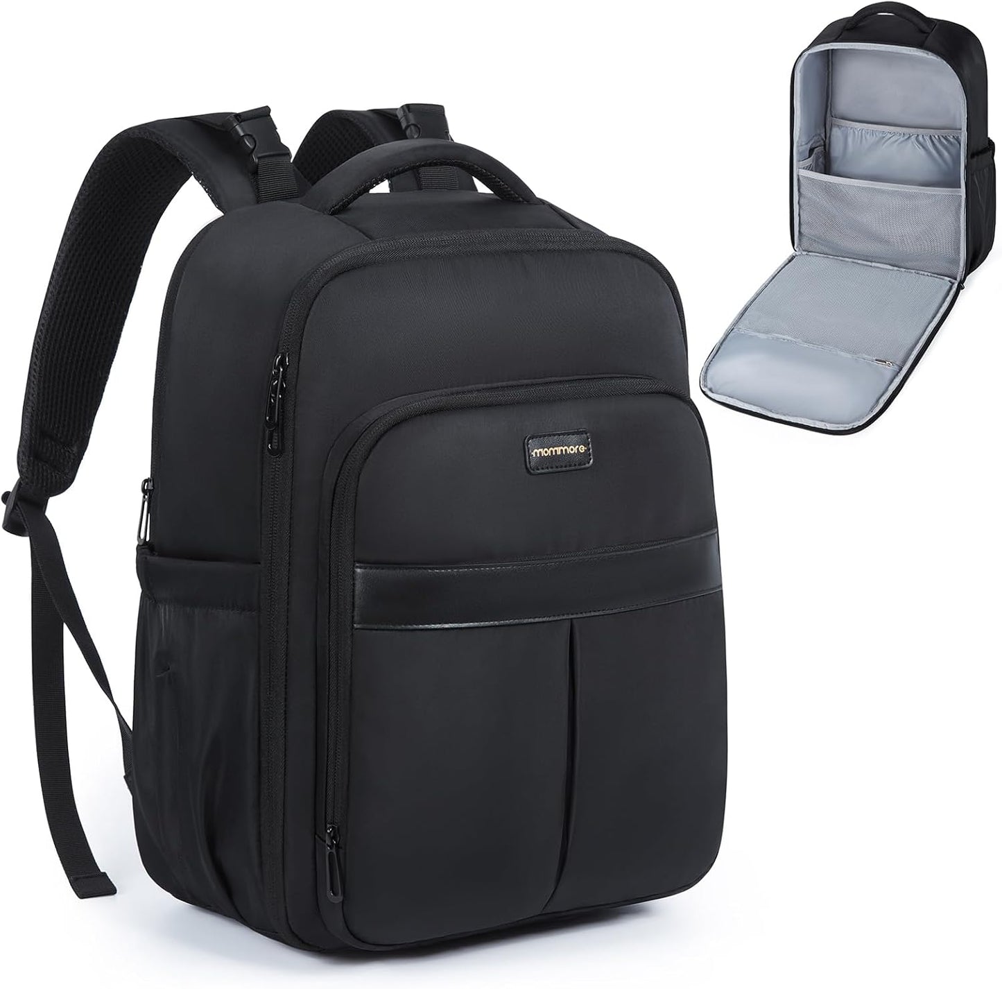 mommore Diaper Bag Backpack for Busy Parents with Laptop Sleeve