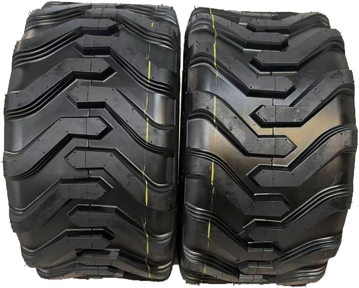 2 New Heavy Duty 18x8.50-10 Skid Tractor Tires for Optimal Performance