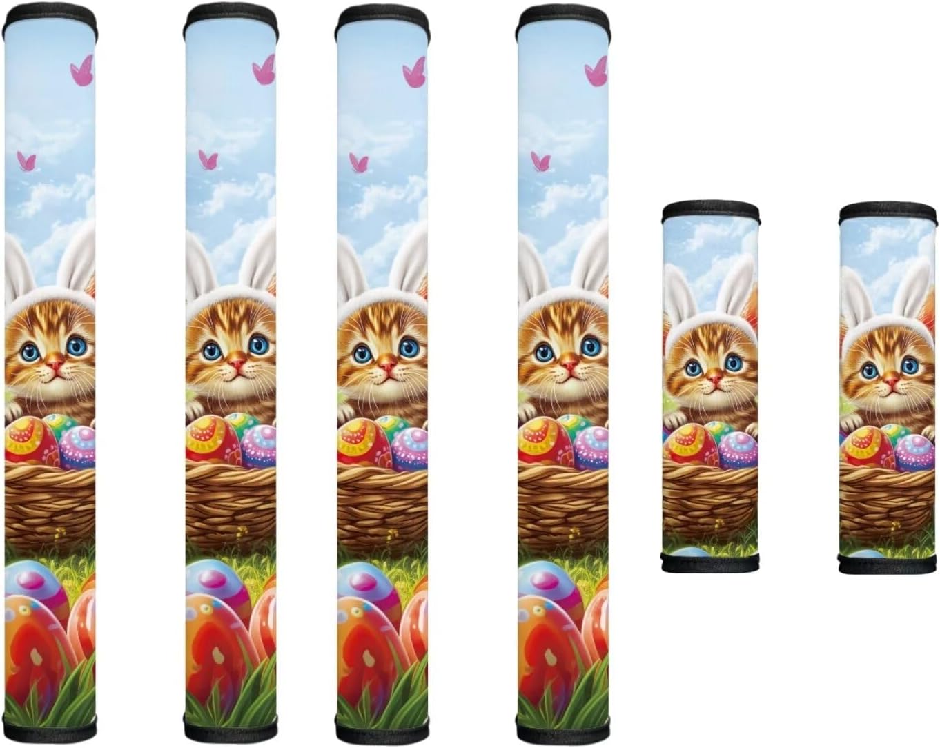 Easter-Themed Kitchen Handle Covers Set by Garucesta