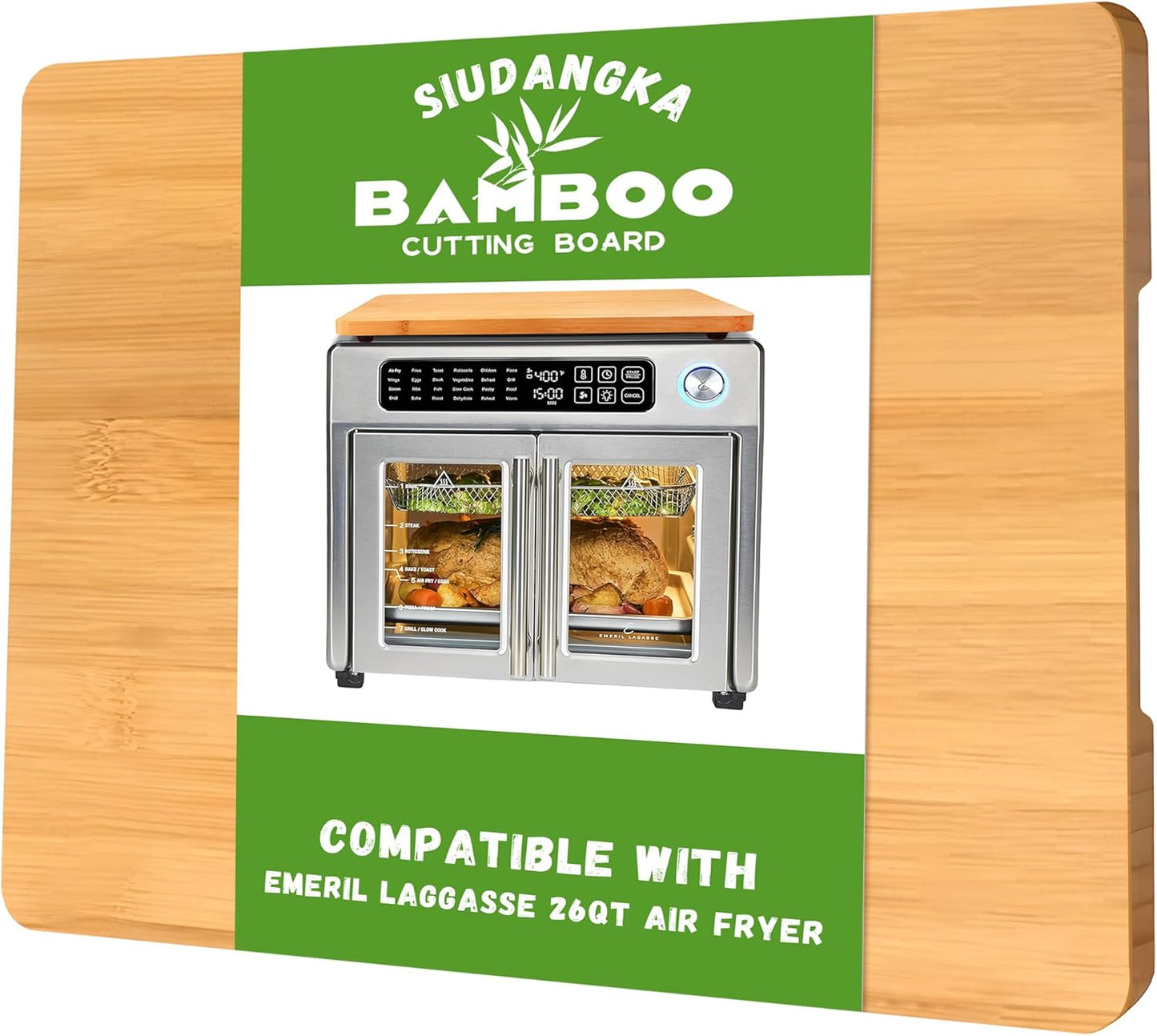 Extra Large Cutting Board for Emeril Air Fryer