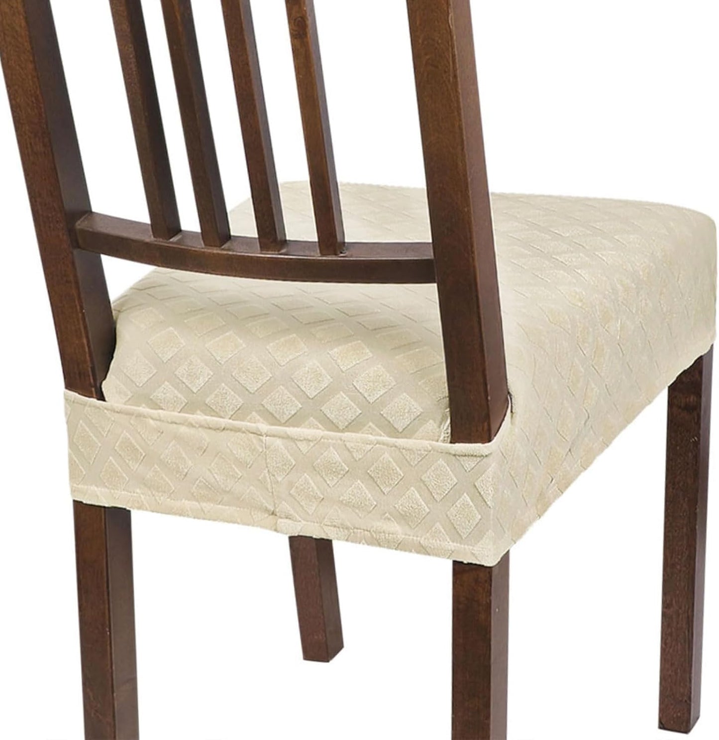 SearchI Stretch Dining Chair Seat Covers Set of 6 for Comfort