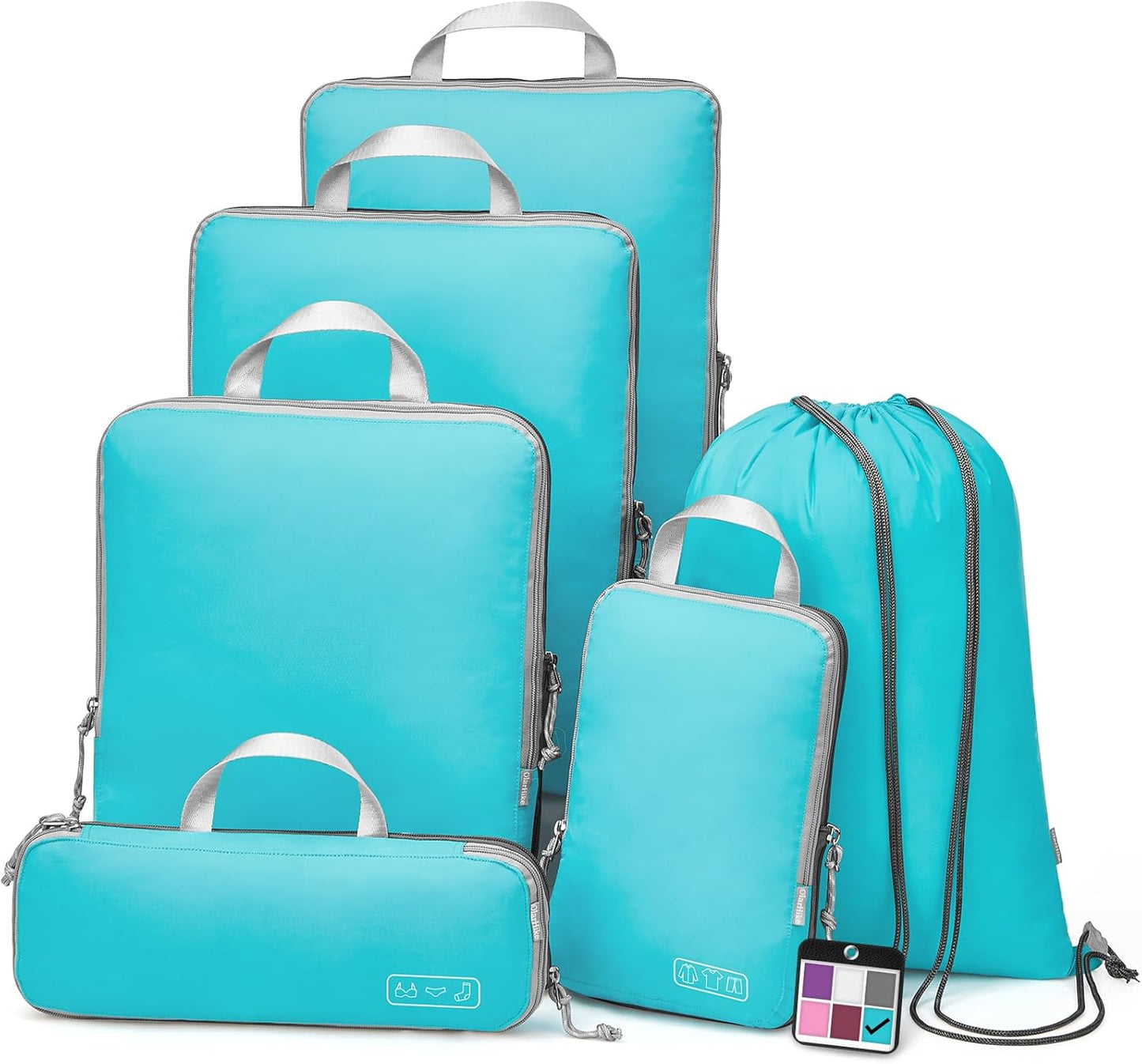 OlarHike Compression Packing Cubes: Travel Smart & Organized