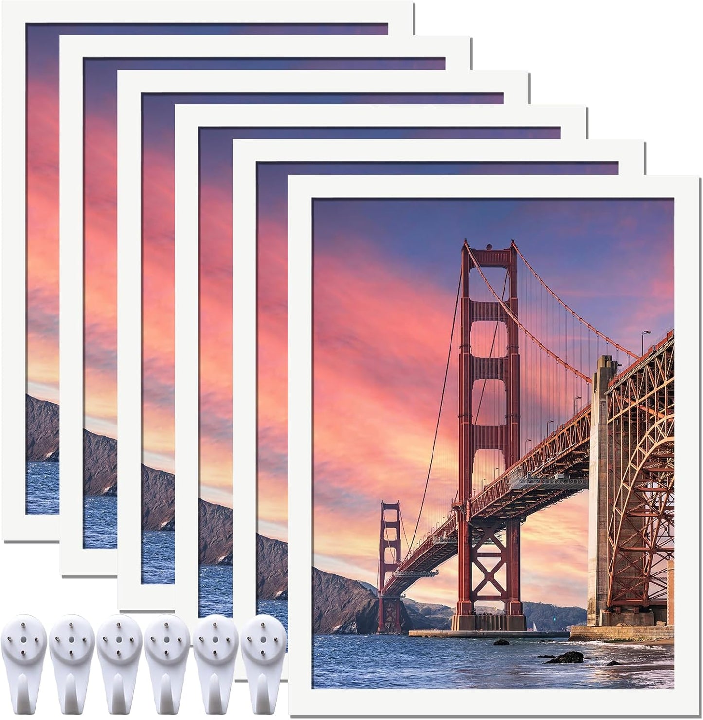 12x16 Picture Frame Set for Canvas Collage and Art Display
