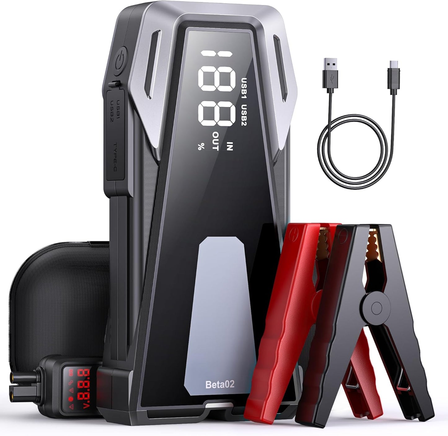 BuTure VAC Portable Car Jump Starter: 4000A Power!