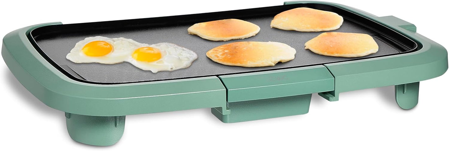 COOK WITH COLOR Electric Griddle for Pancakes and More