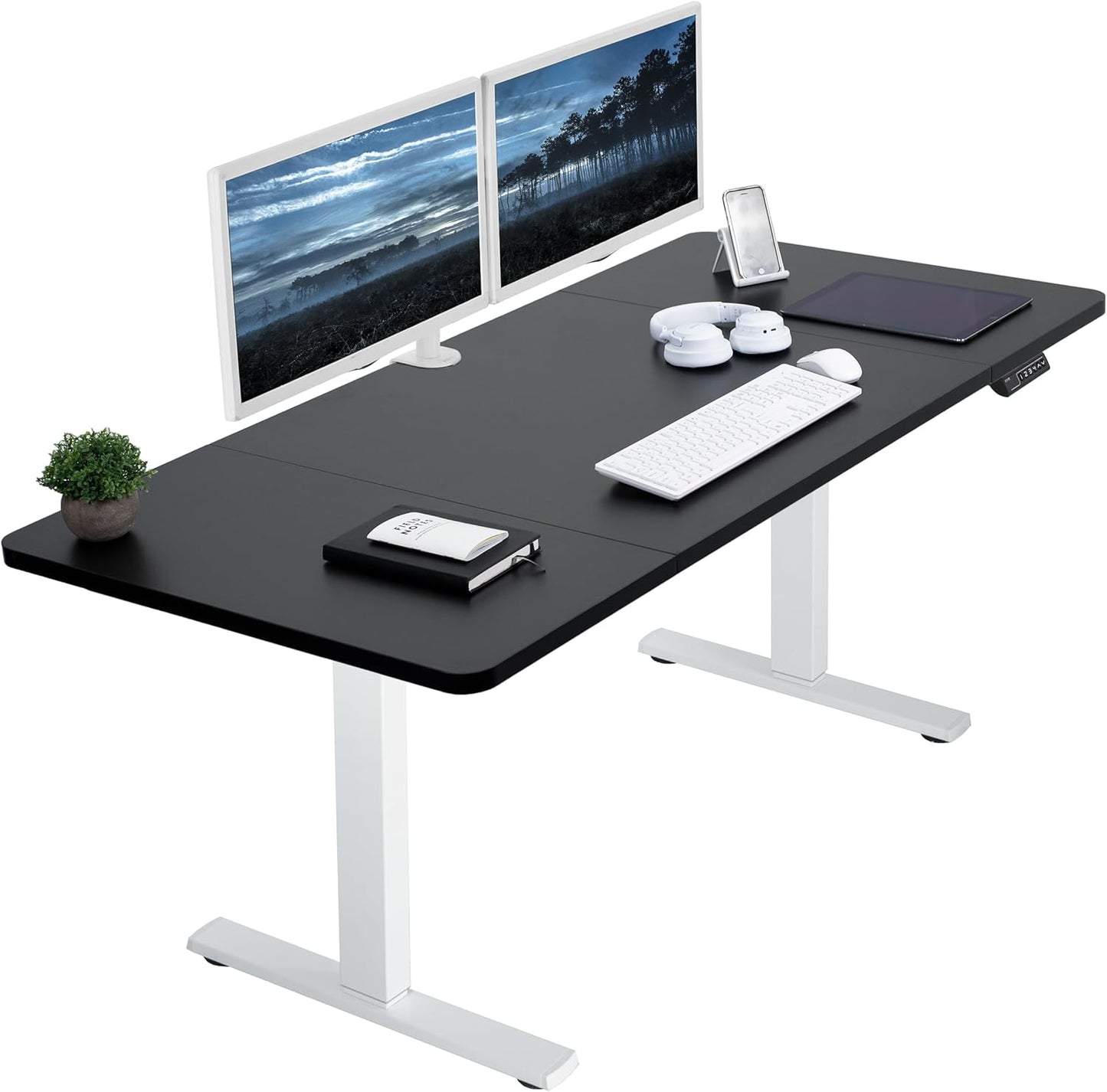 VIVO Electric Standing Desk with Memory Height Adjustment Features