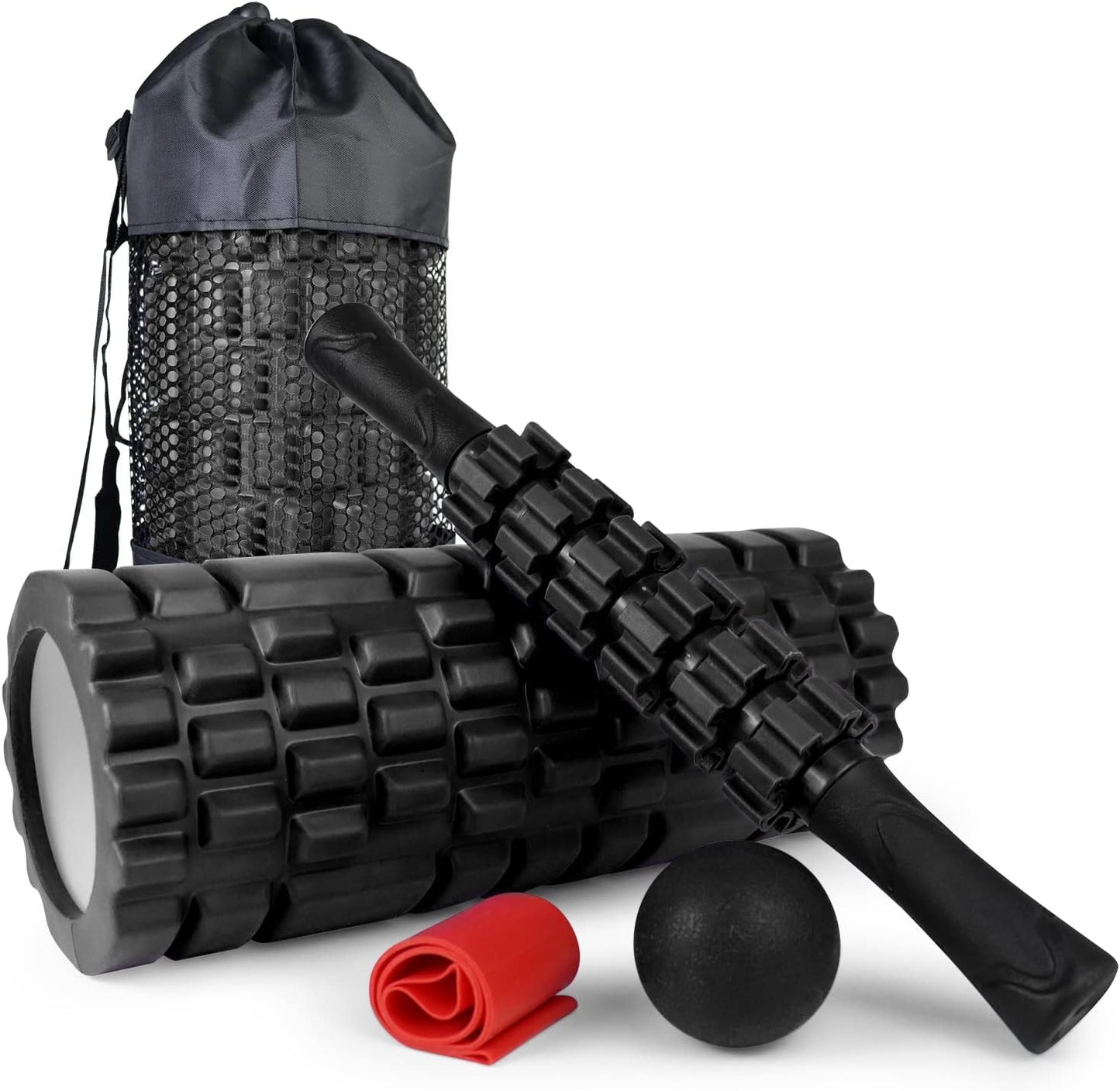 5 in 1 Foam Roller Set for Deep Muscle Massage and Flexibility