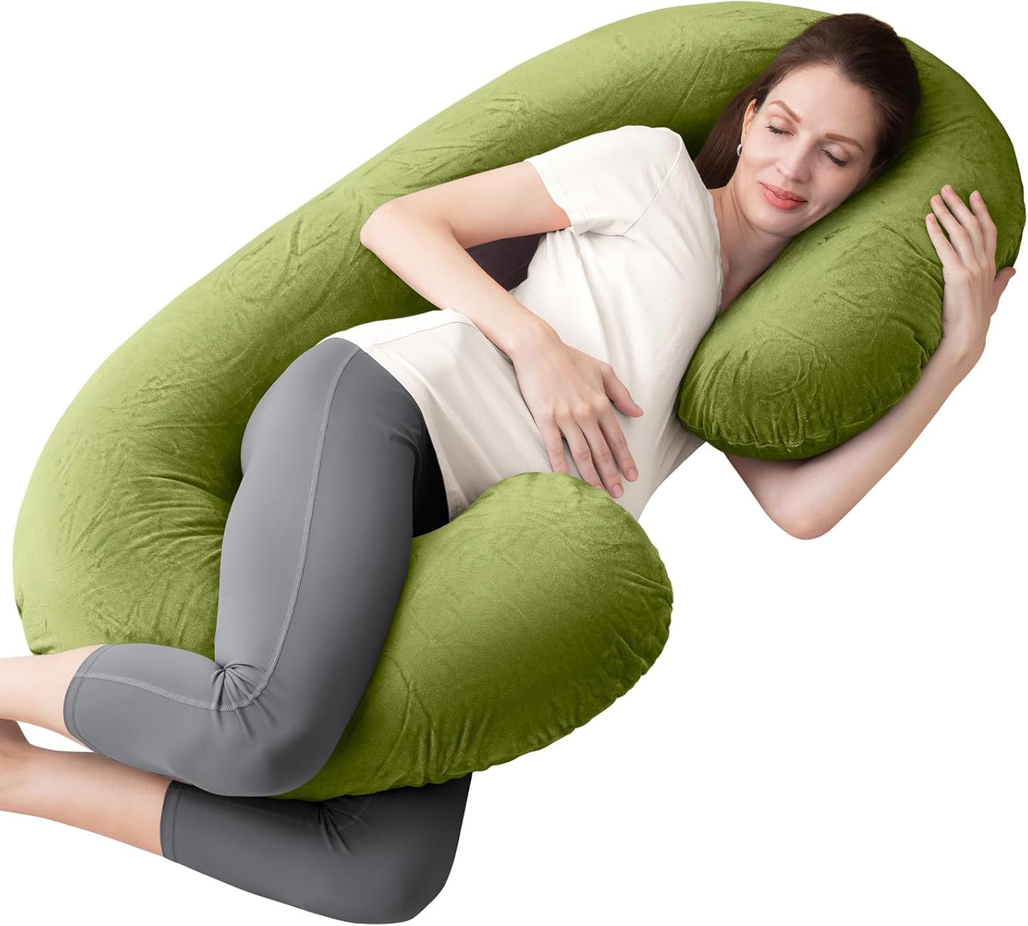 C Shaped Pregnancy Pillow for Maternity Support and Comfort