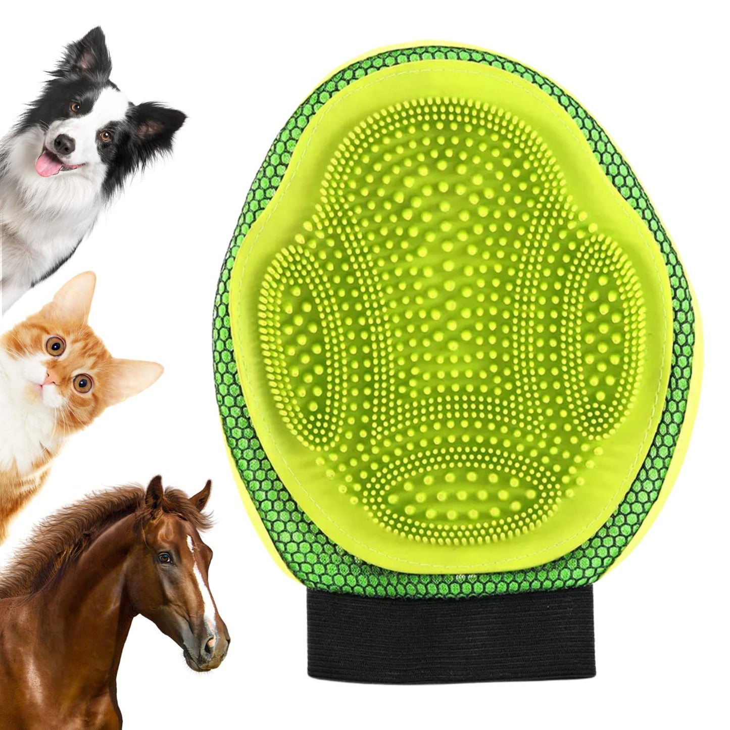 2-in-1 Pet Hair Remover & Grooming Glove - Shedding Relief!
