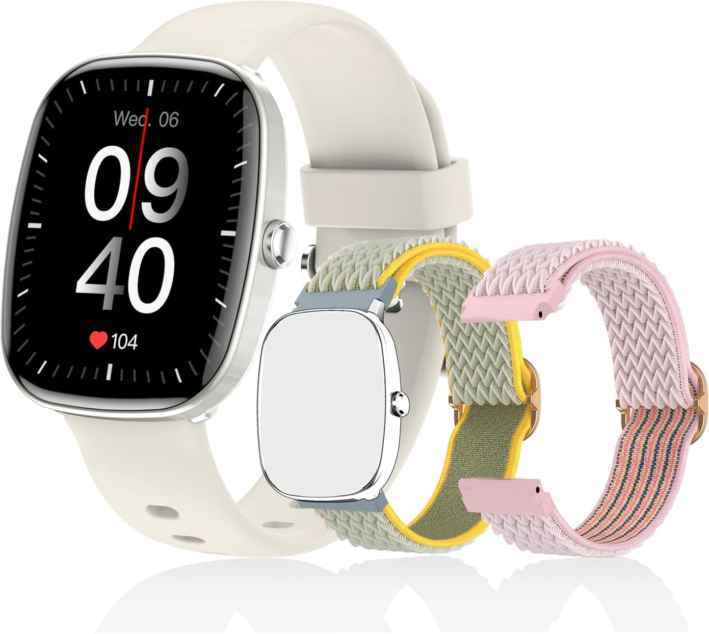 LAVIKS Smart Watch: Fitness Tracker + Call Answer, IP68 Water resistant, Heart Rate Monitor, 100+ Sports Modes