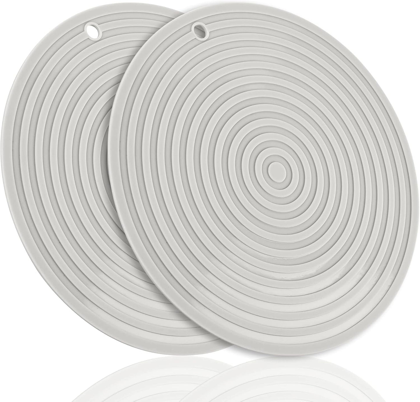 Viwehots Heat Resistant Silicone Trivets - Non Slip Kitchen Mats