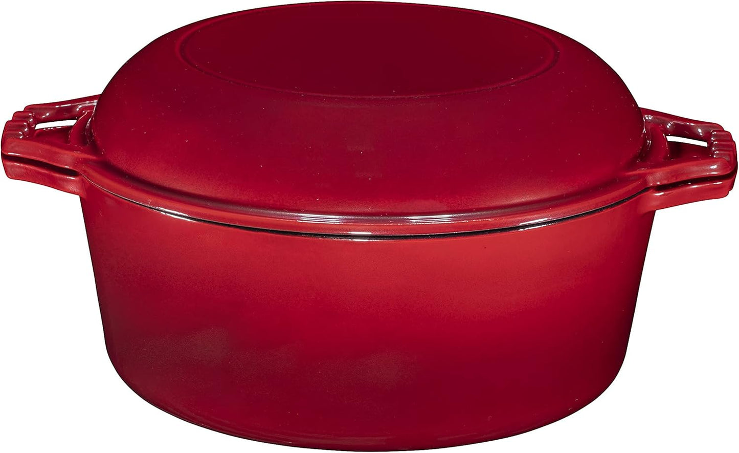 7 Quart Dutch Oven Pot with Lid - Versatile Cast Iron Cookware