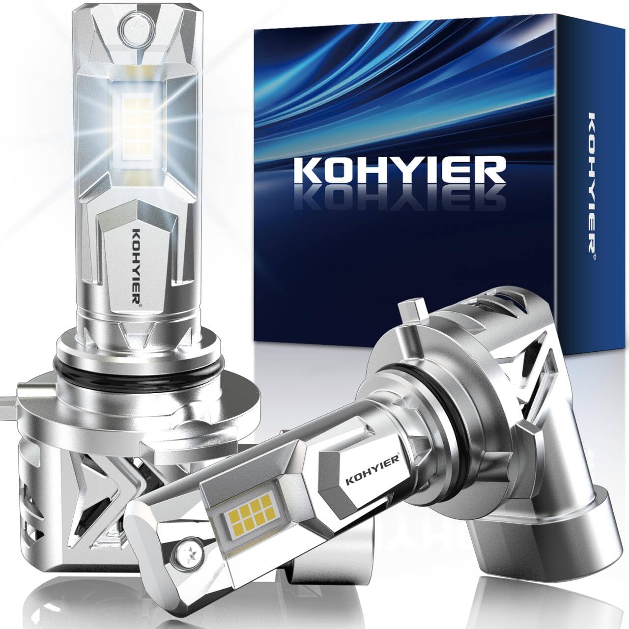 9006 Fog Light Bulb with 800% Brightness for Enhanced Visibility
